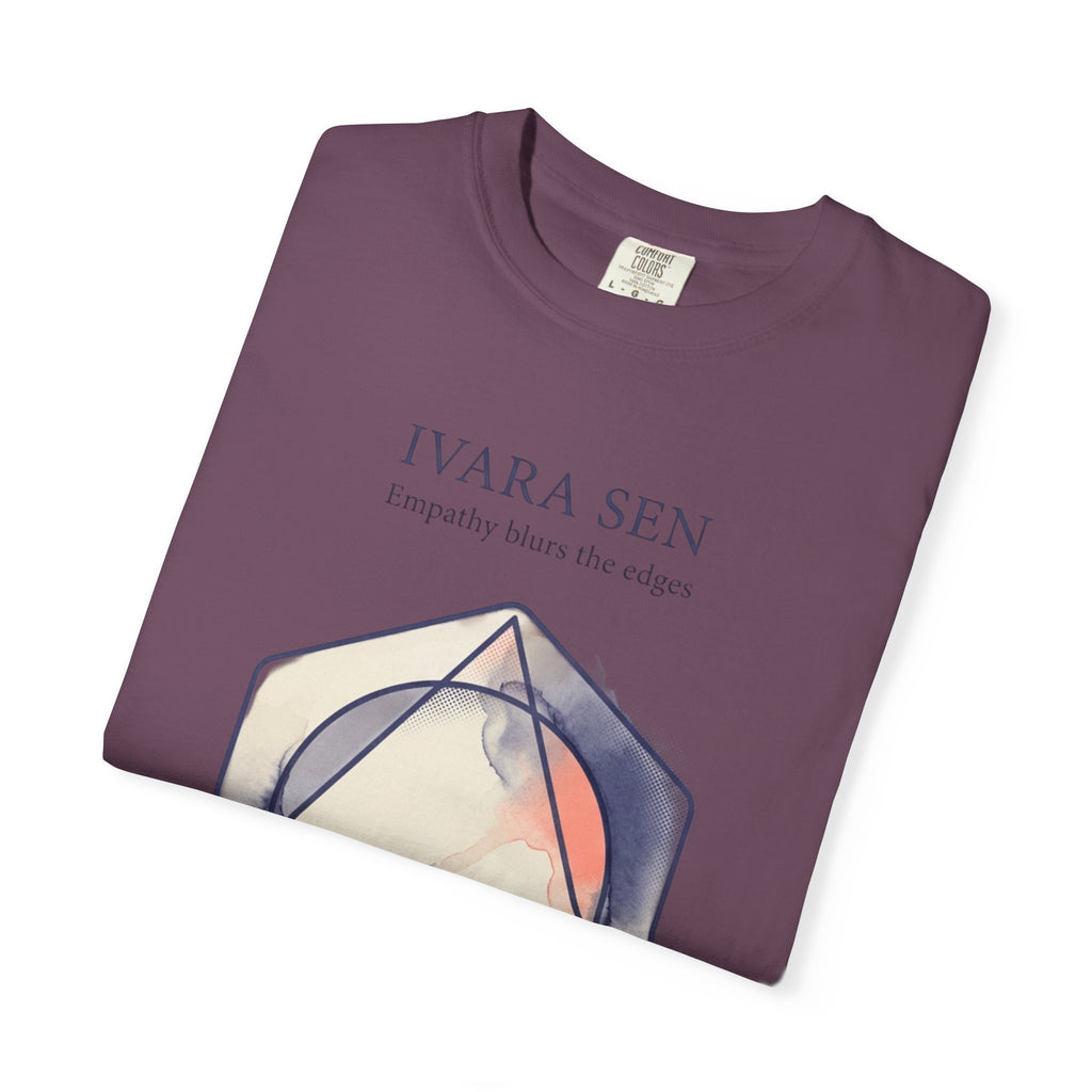 Power Runs Black PRB Abstract Geometric Tee — “Ivara Sen: Feeling Dissolves Boundaries” by Power Runs Black