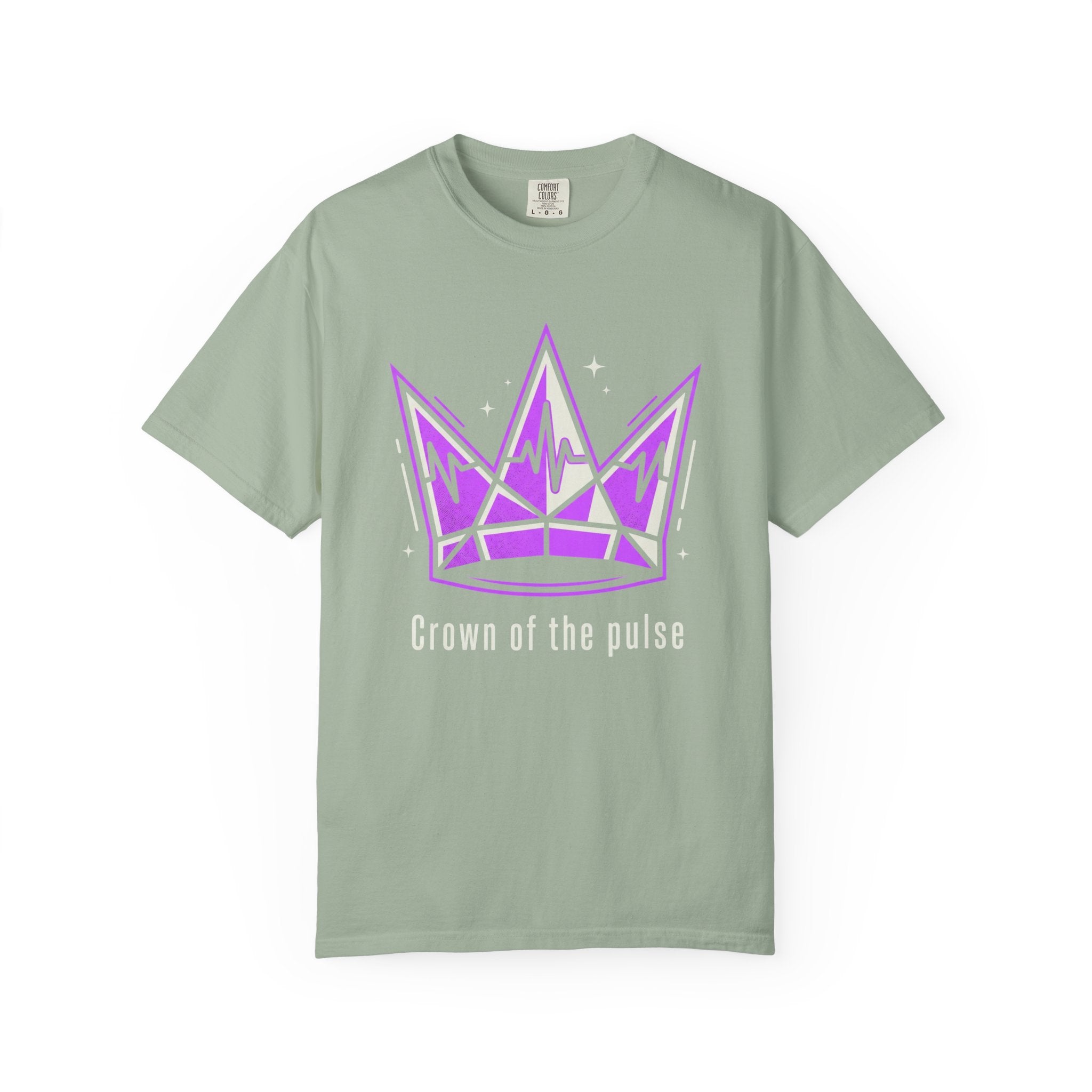 Power Runs Black PRB Crown Graphic T-Shirt — Purple Royal Crown Streetwear Tee by Power Runs Black