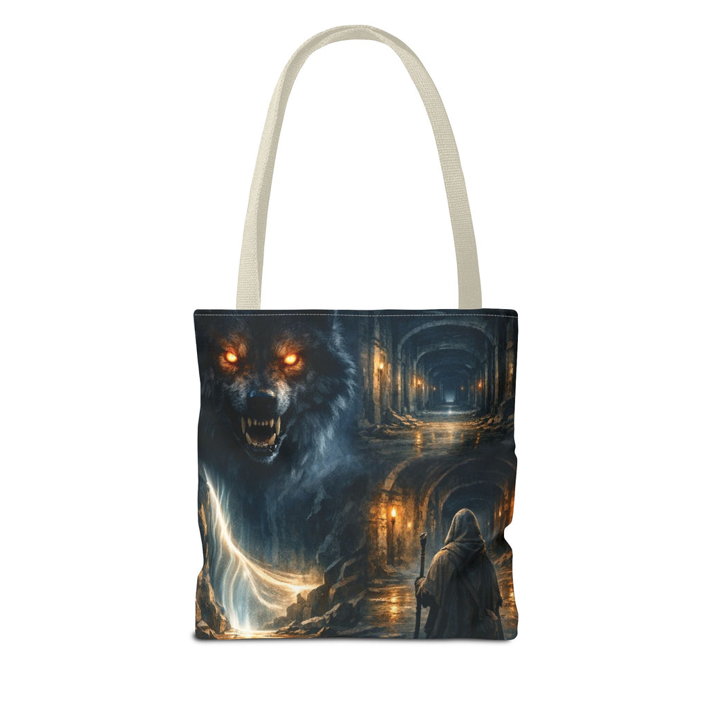 PRB The Echo Hounds Illustration Tote Bag | Gothic Horror Artwork by Printify