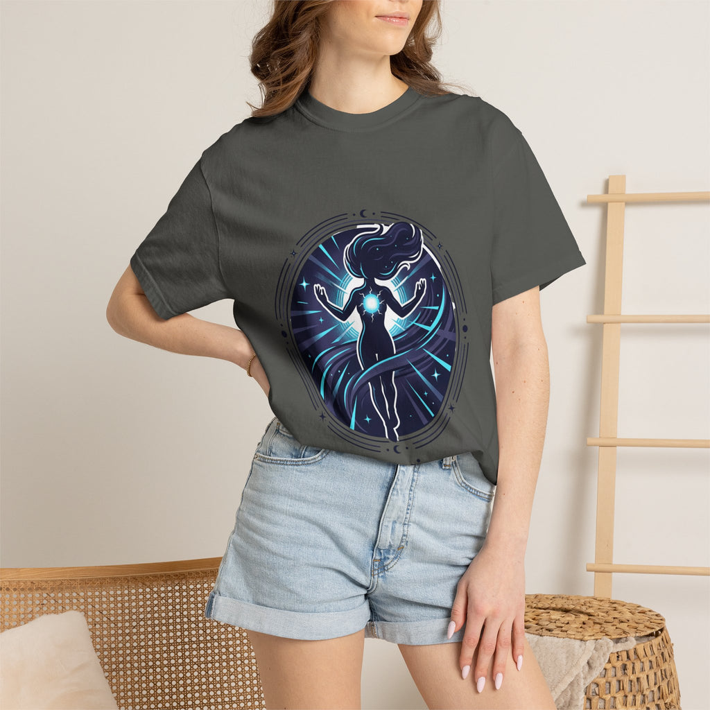 Power Runs Black PRB Ascension T-Shirt — Spiritual Energy Graphic Tee by Printify