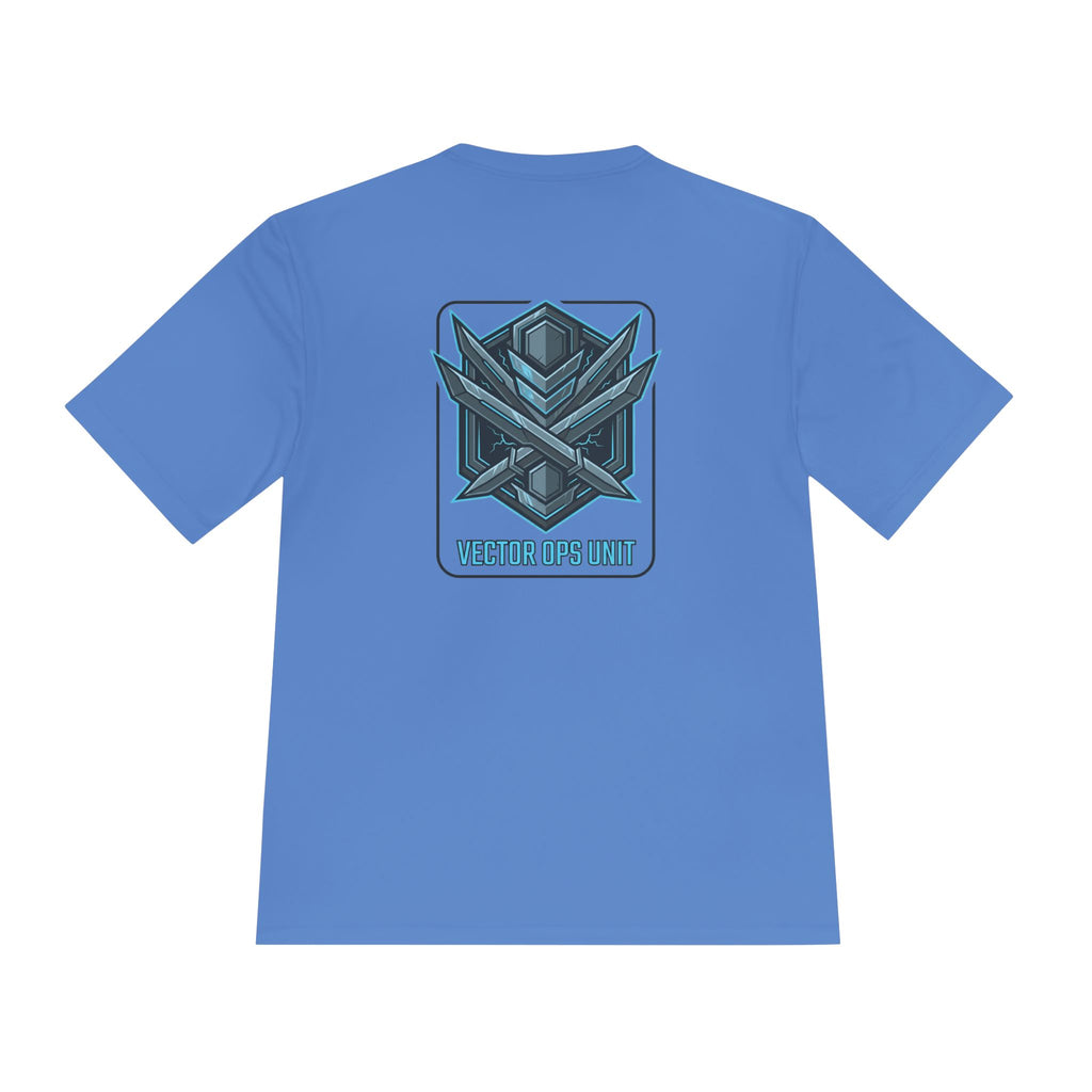 Power Runs Black PRB Blackline Vector Ops Unit Graphics Tee by Power Runs Black