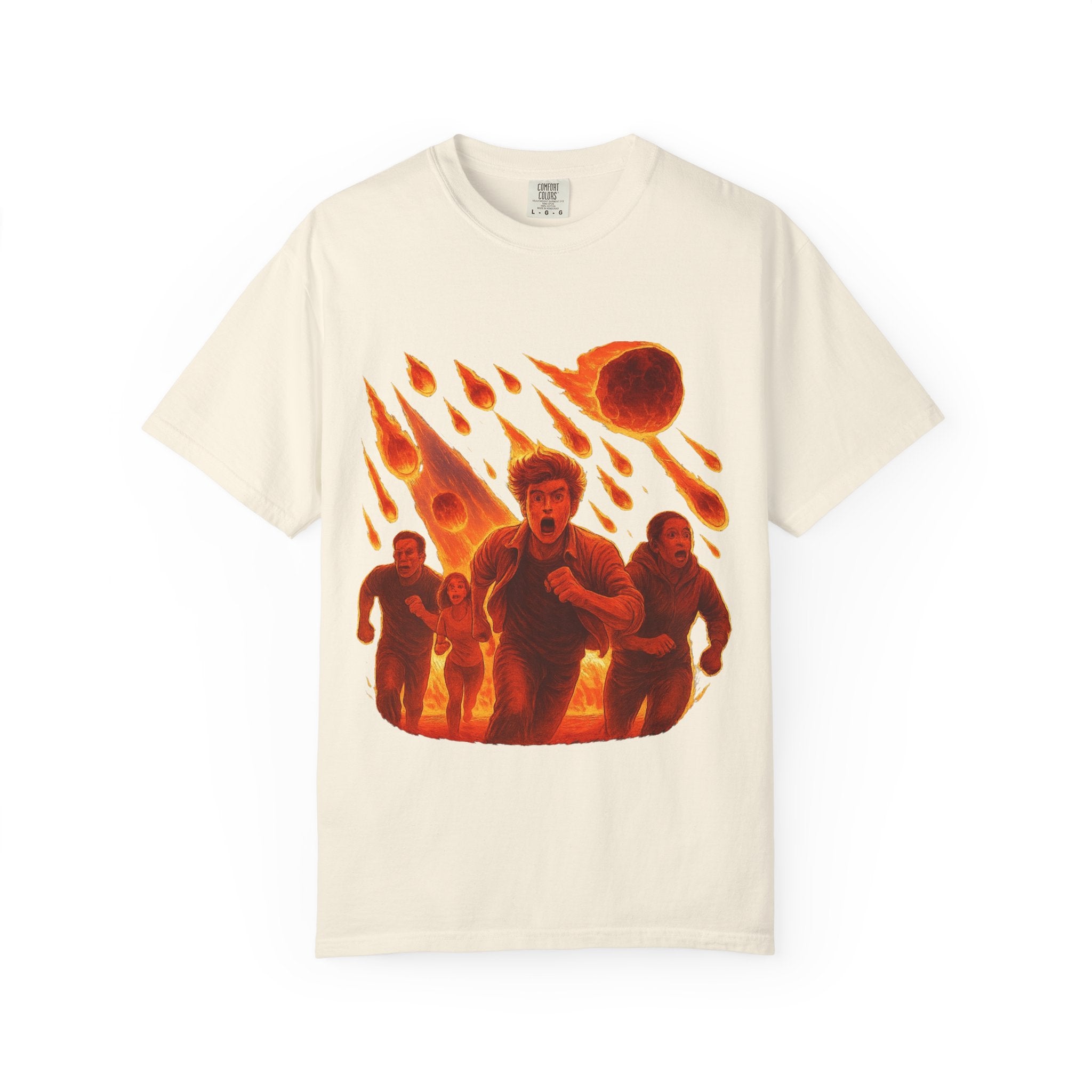 PRB Meteor Shower Escape T-Shirt — Apocalyptic Running Graphic Tee by Power Runs Black