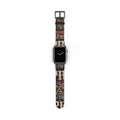 Power Runs Black PRB Blackline Tech Mystic All-Seeing Eye Watch Band — Vintage Occult Graphic Apple Watch Strap by Power Runs Black
