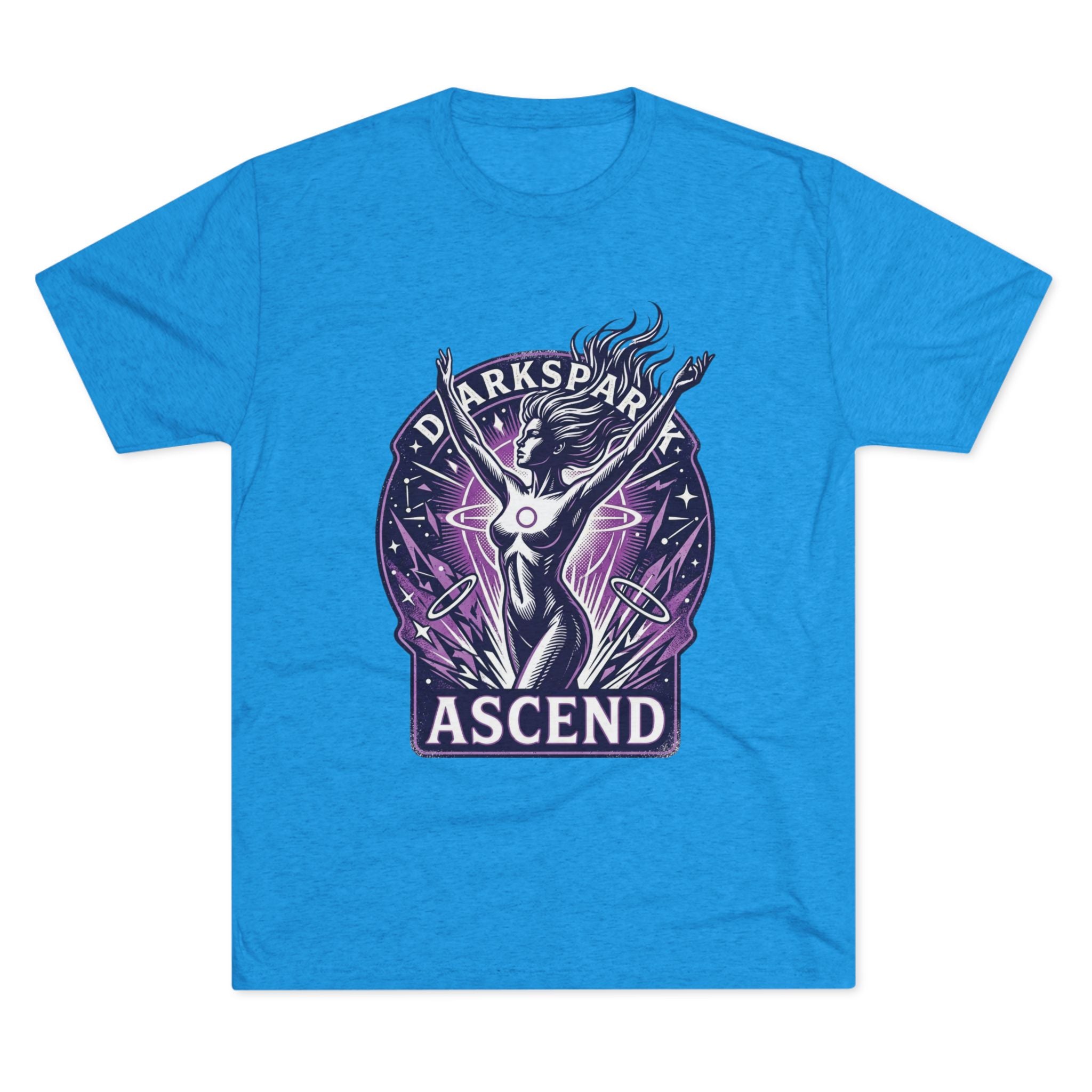 Power Runs Black PRB Ascend Space Goddess Tee — "Parkspark Ascend" Retro Sci‑Fi Graphic T-Shirt by Power Runs Black