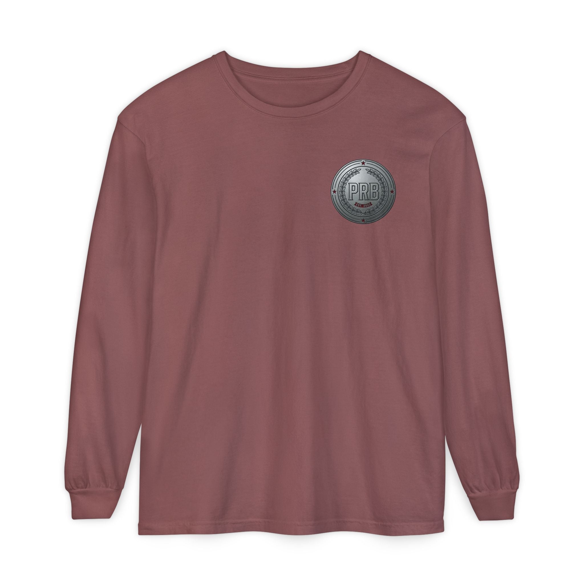 PRB The Starbound Seven graphic long sleeve shirt | cosmic superhero poster by Power Runs Black