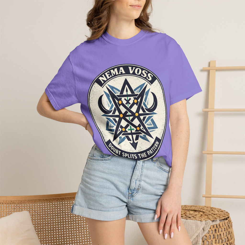 Power Runs Black PRB Nema Voss 'Doubt Splits the Pattern' Graphic T-Shirt by Power Runs Black