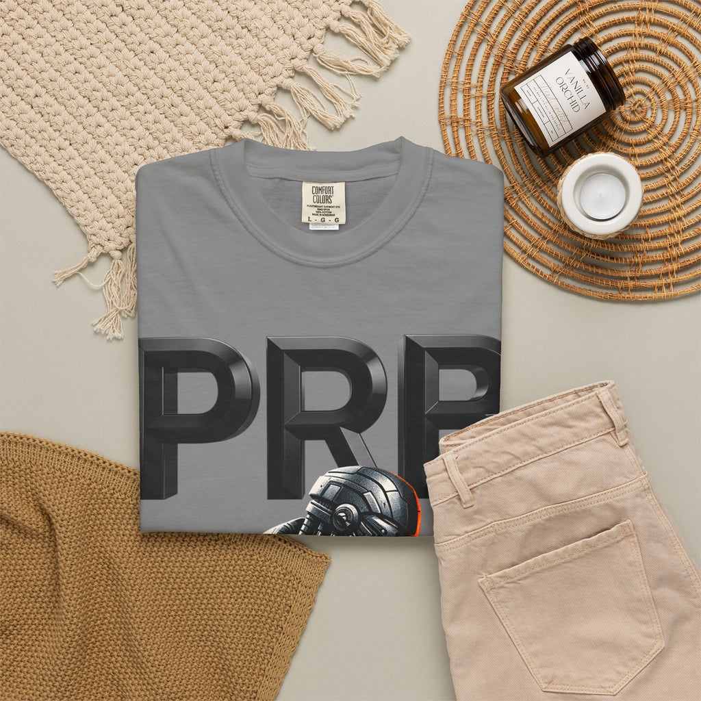 Built of Power PRB T-Shirt — Robotic Armor Graphic Tee by Printify