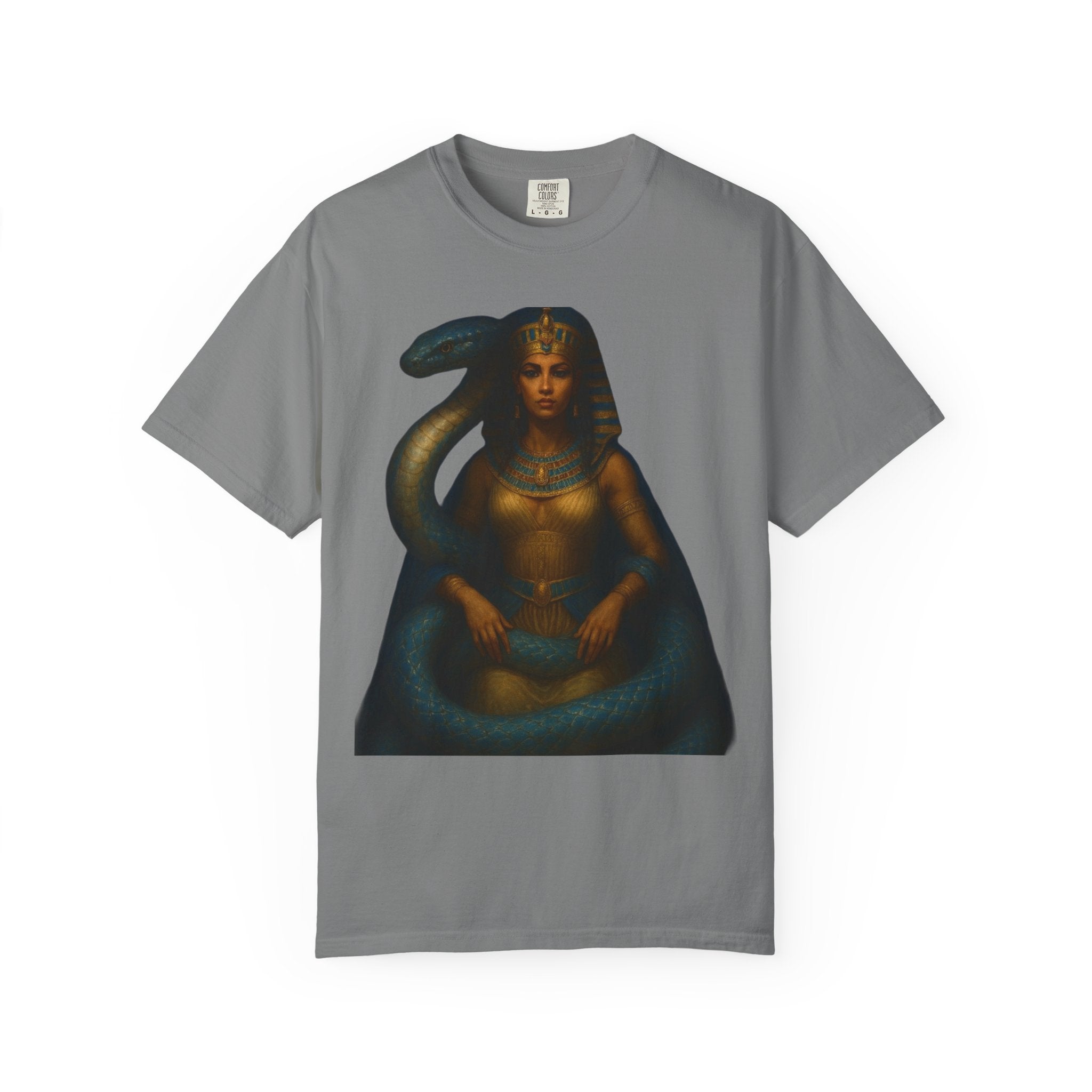 PRB Egyptian Goddess with Snake T-Shirt | Pharaoh Serpent Art Tee by Printify