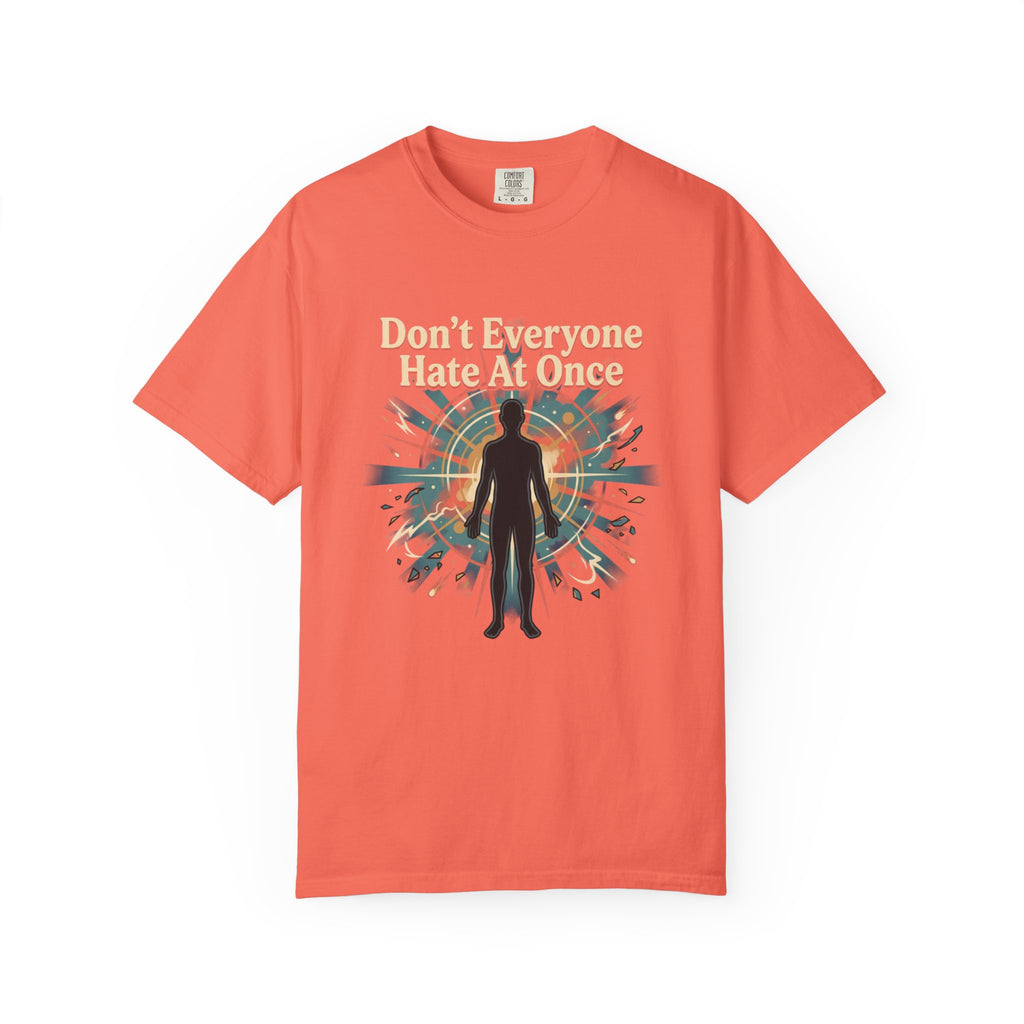 Power Runs Black Don't Everyone Hate Me Once" Retro Silhouette Graphic Tee by Printify