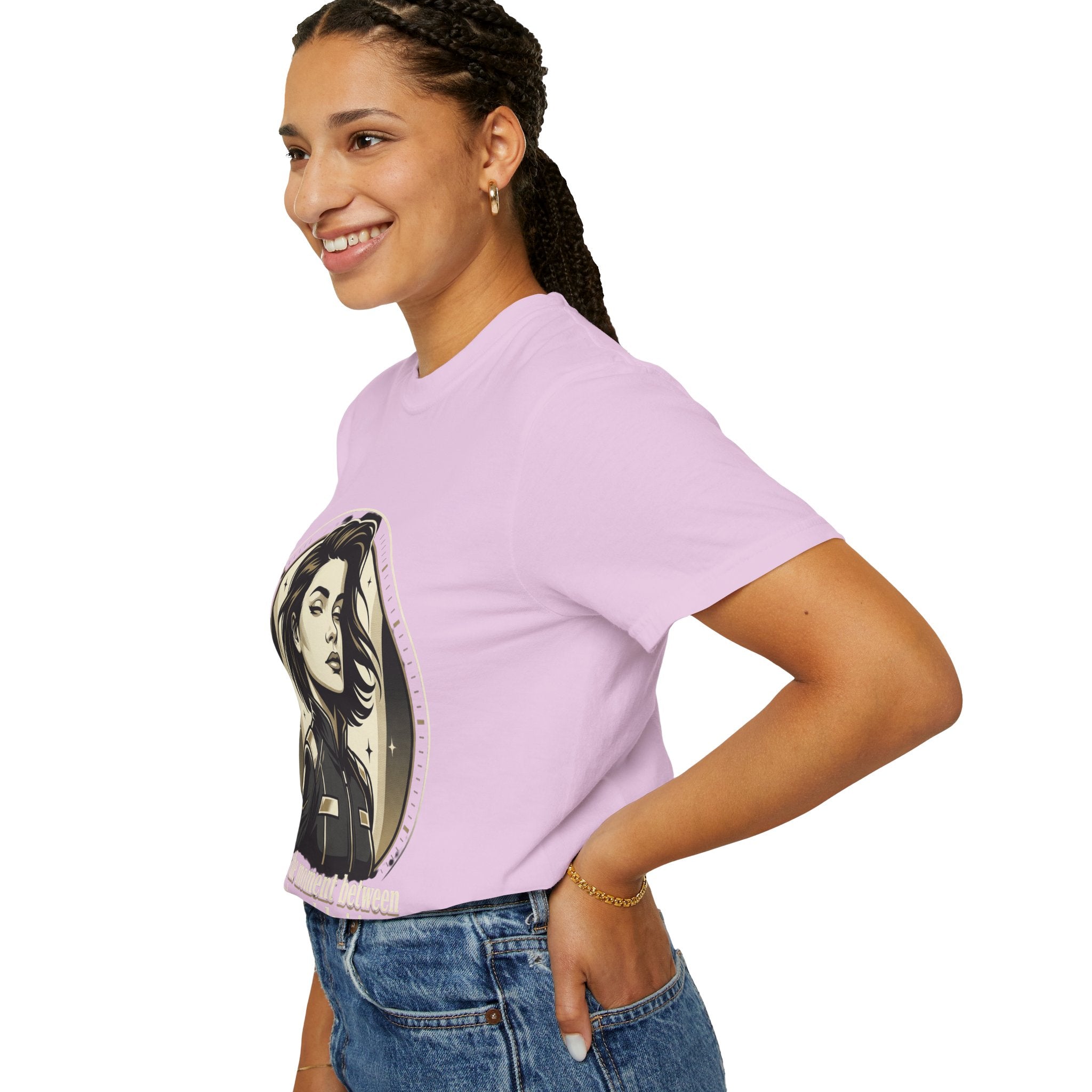 Power Runs Black Retro Space Captain Portrait T-Shirt — 'Fearless Commander' Graphic Tee by Power Runs Black
