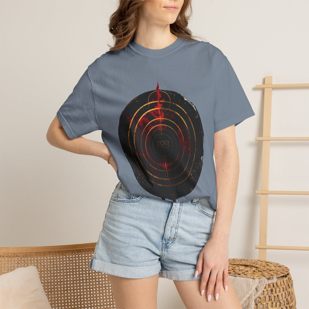 PRB Target Bullseye T-Shirt — Retro Circular Target Graphic Tee by Printify