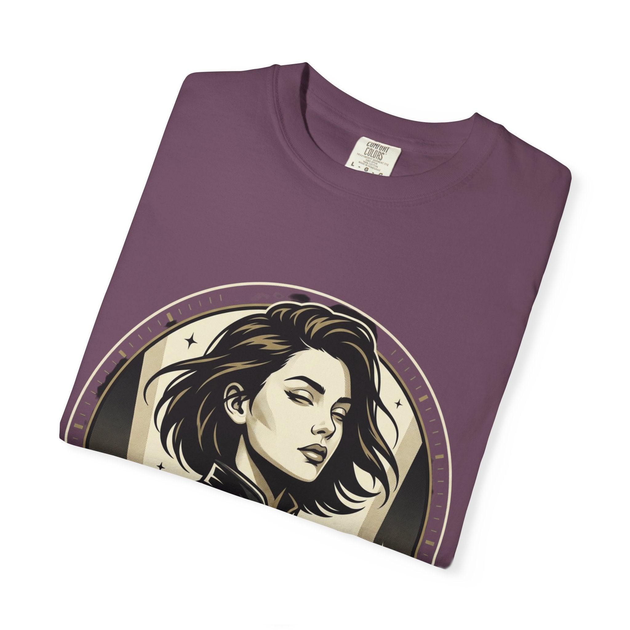Power Runs Black Retro Space Captain Portrait T-Shirt — 'Fearless Commander' Graphic Tee by Power Runs Black