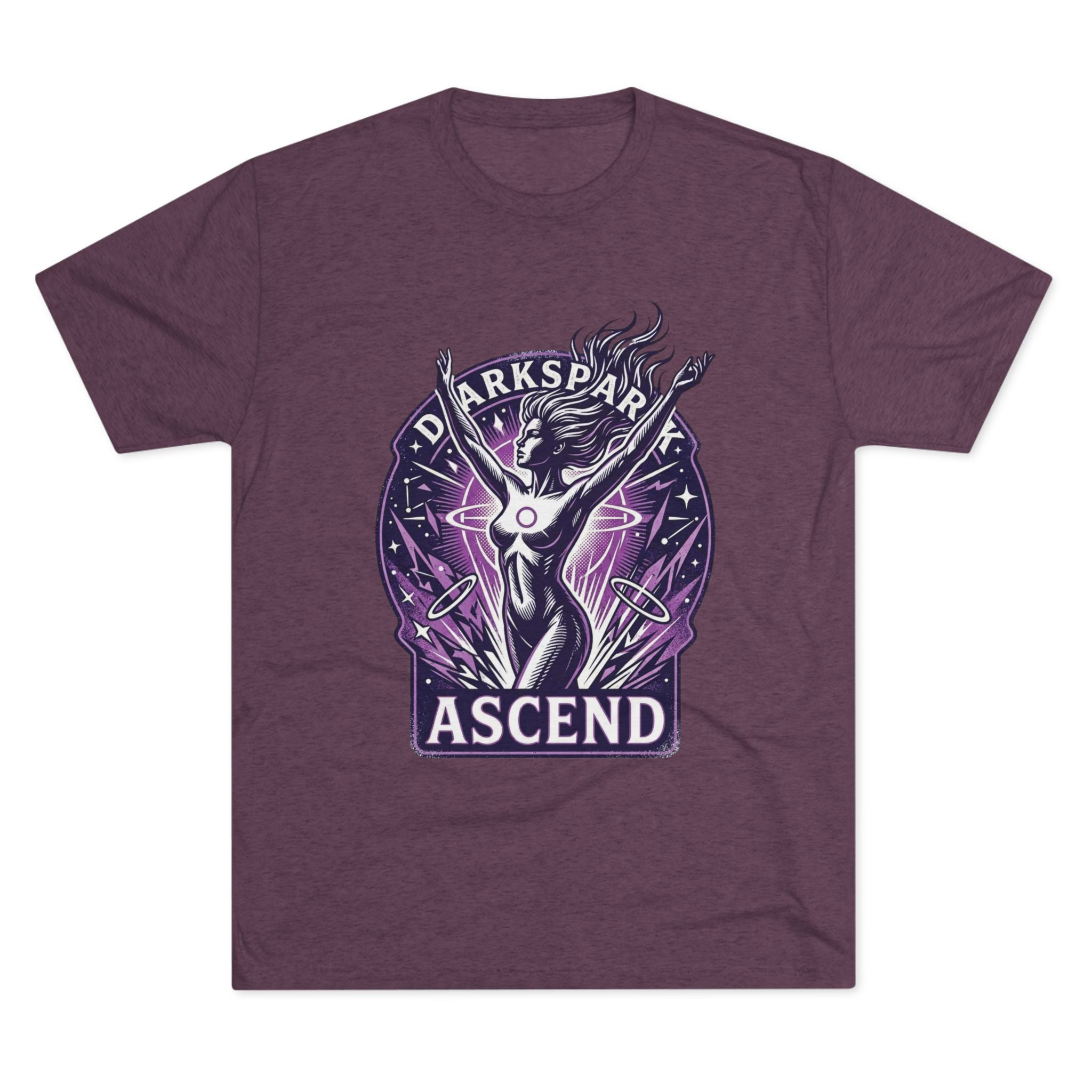 Power Runs Black PRB Ascend Space Goddess Tee — "Parkspark Ascend" Retro Sci‑Fi Graphic T-Shirt by Power Runs Black