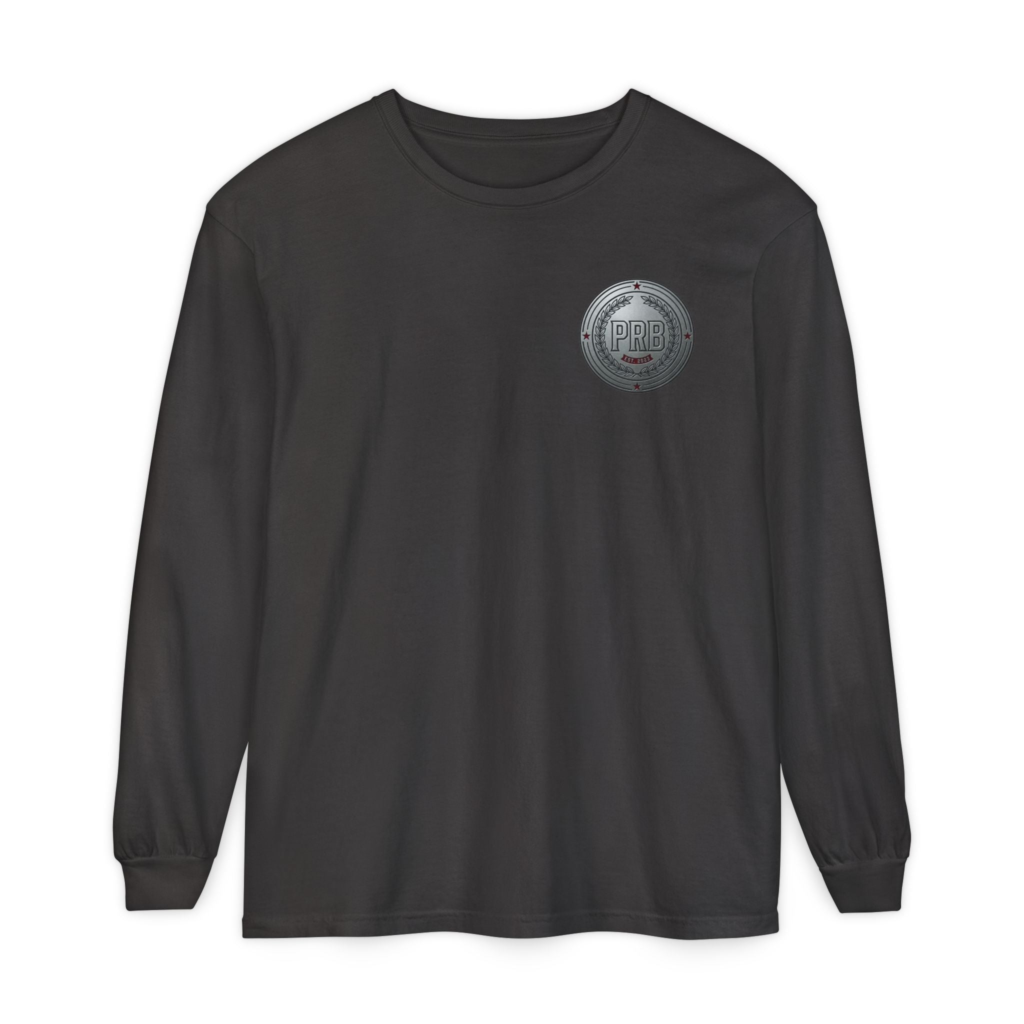 PRB The Starbound Seven graphic long sleeve shirt | cosmic superhero poster by Power Runs Black