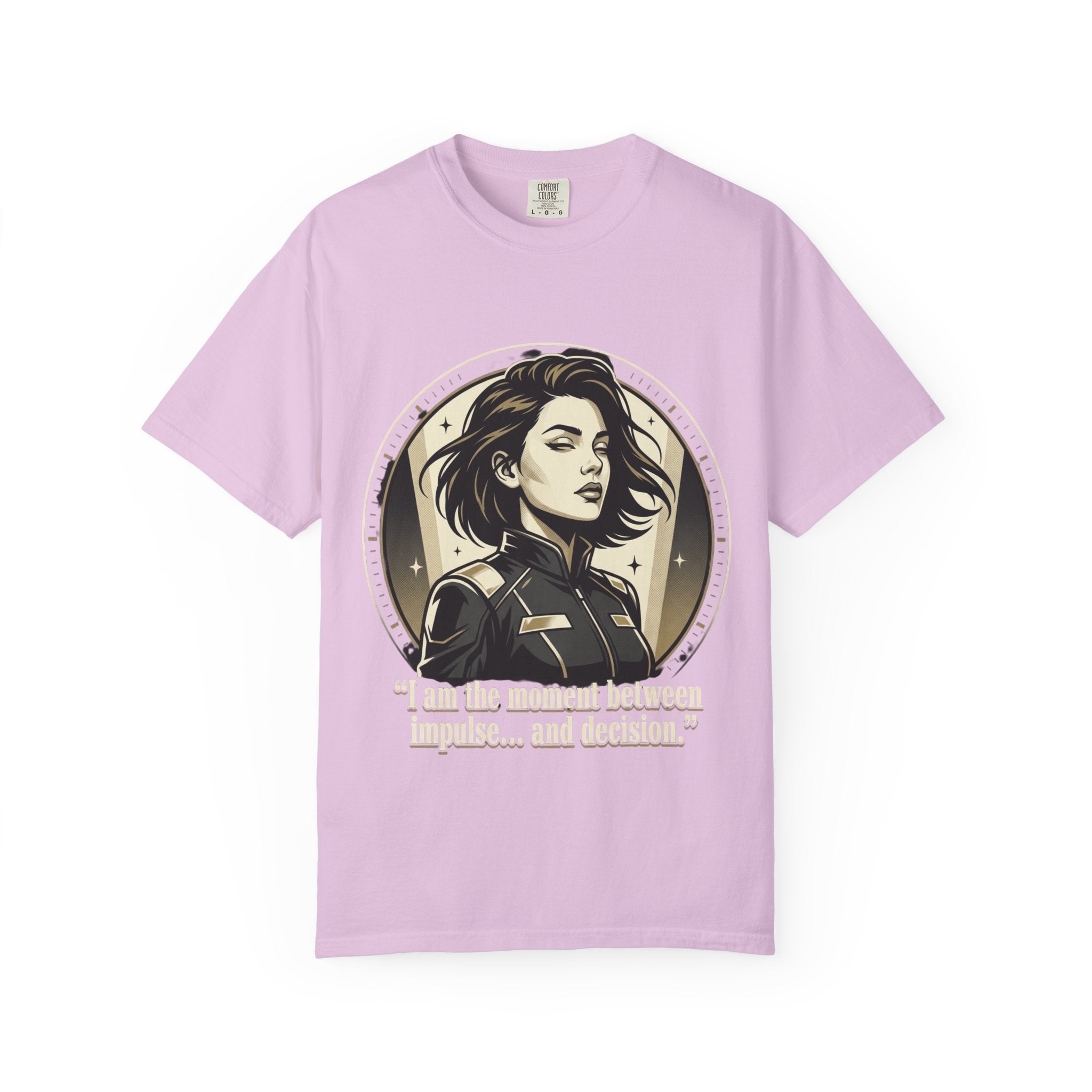 Power Runs Black Retro Space Captain Portrait T-Shirt — 'Fearless Commander' Graphic Tee by Power Runs Black