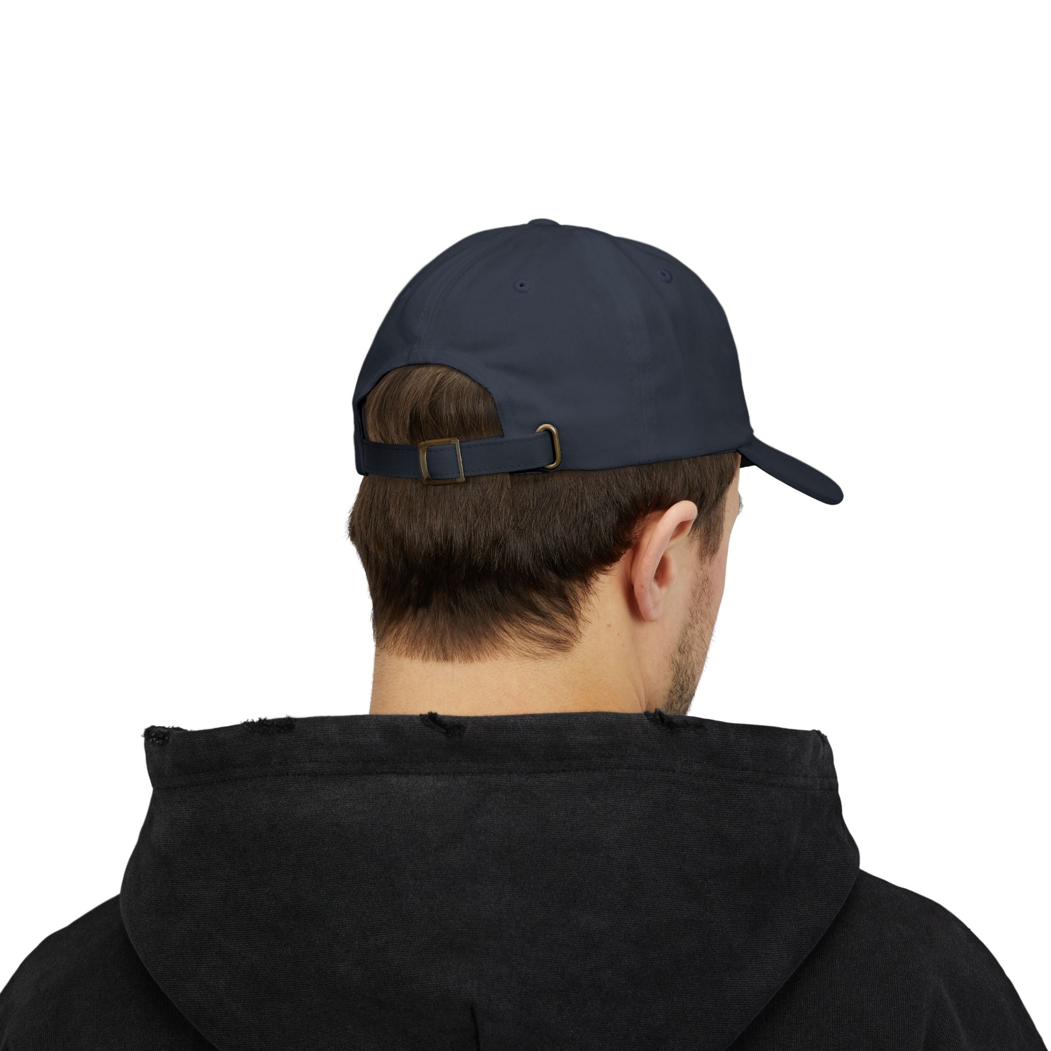 PRB Dad Cap — Vintage Crest Embroidered Baseball Hat by Power Runs Black