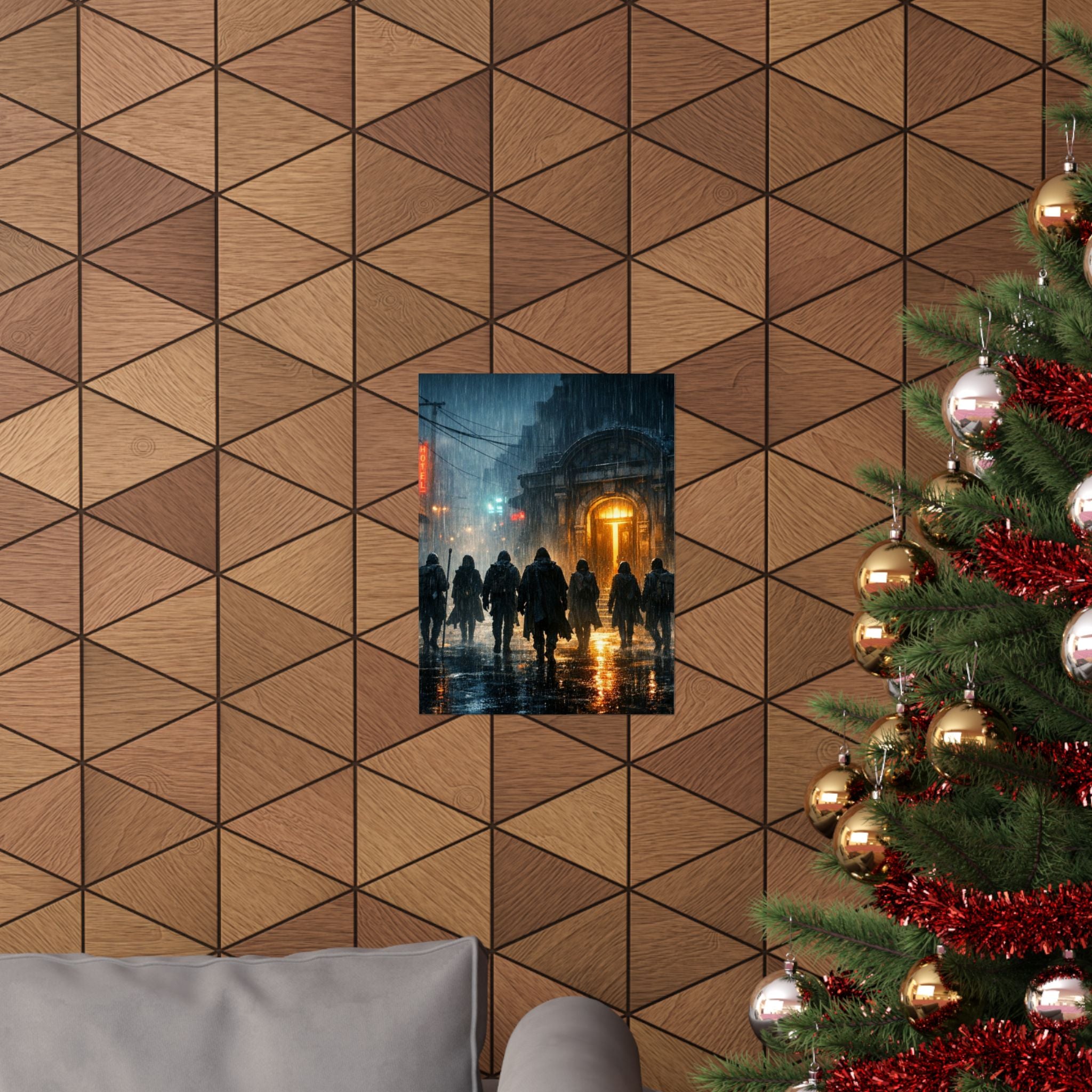 Power Runs Black PRB The Starbound Seven Matte Vertical Posters by Printify