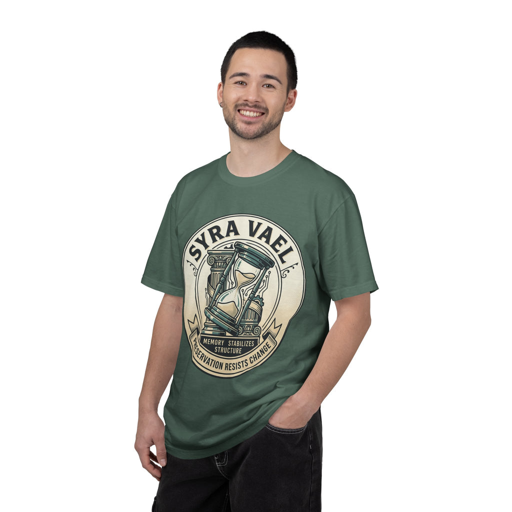 Power Runs Black PRB Syra Vael Hourglass Emblem T-Shirt by Printify