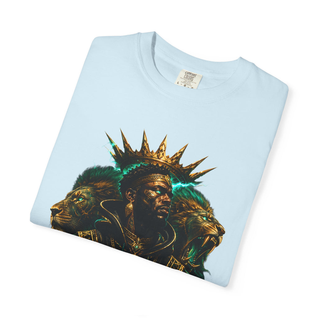 Power Runs Black PRB Green Angel Graphics Tee by Power Runs Black