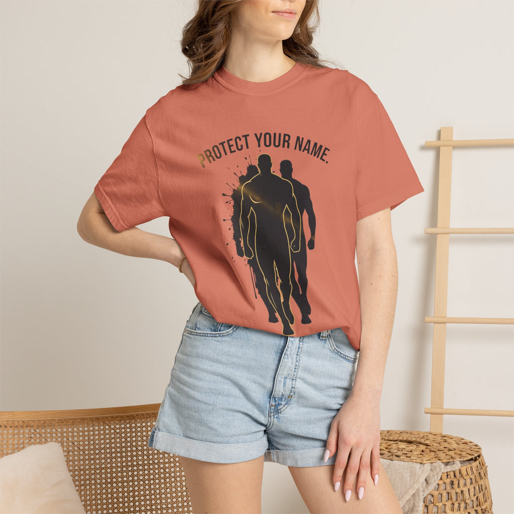 PRB Protect Your Name silhouette trio design T-Shirt | Loyalty is a Weapon graphic tee by Printify