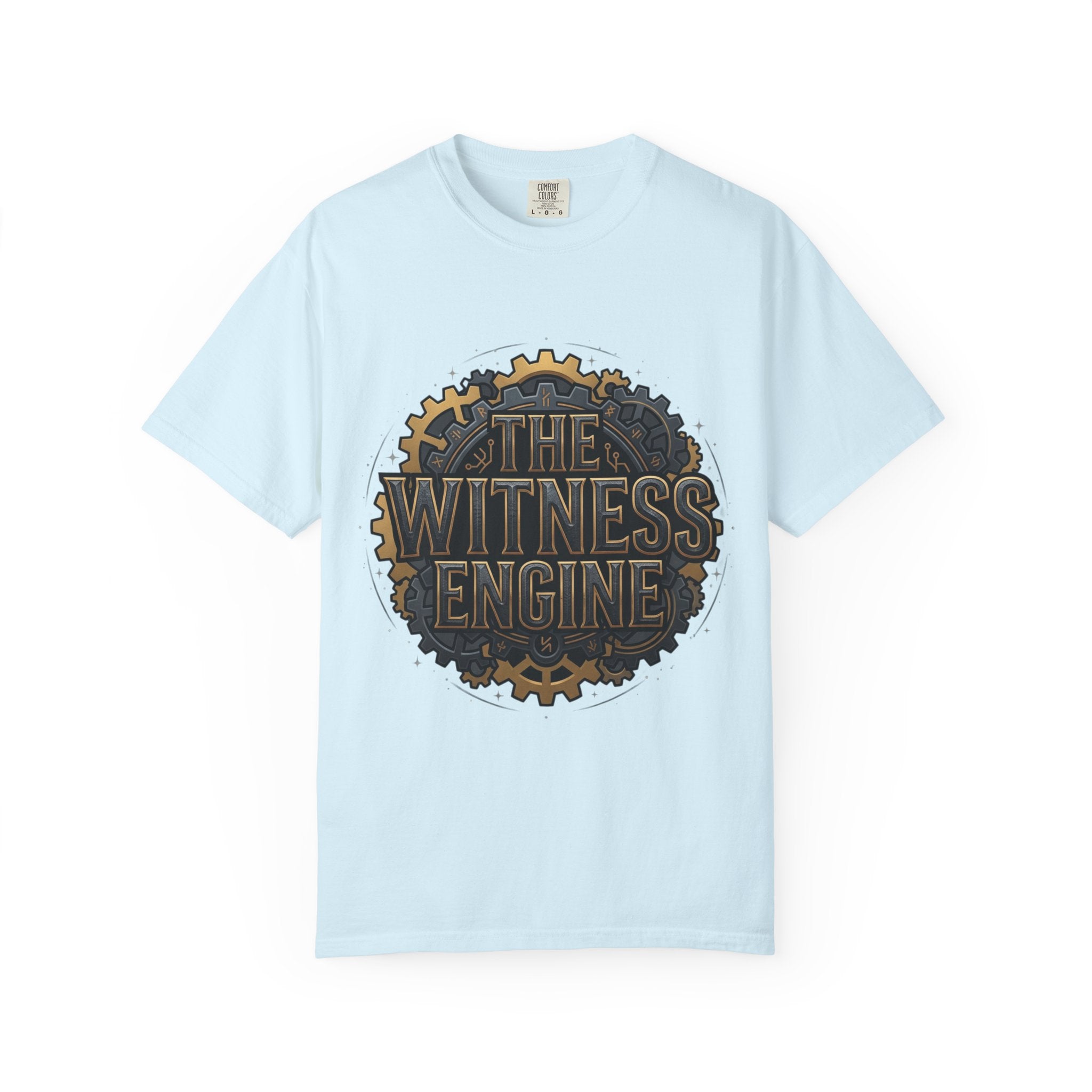 Printify PRB The Witness Engine T-shirt | Steampunk Gear Logo - T-Shirt