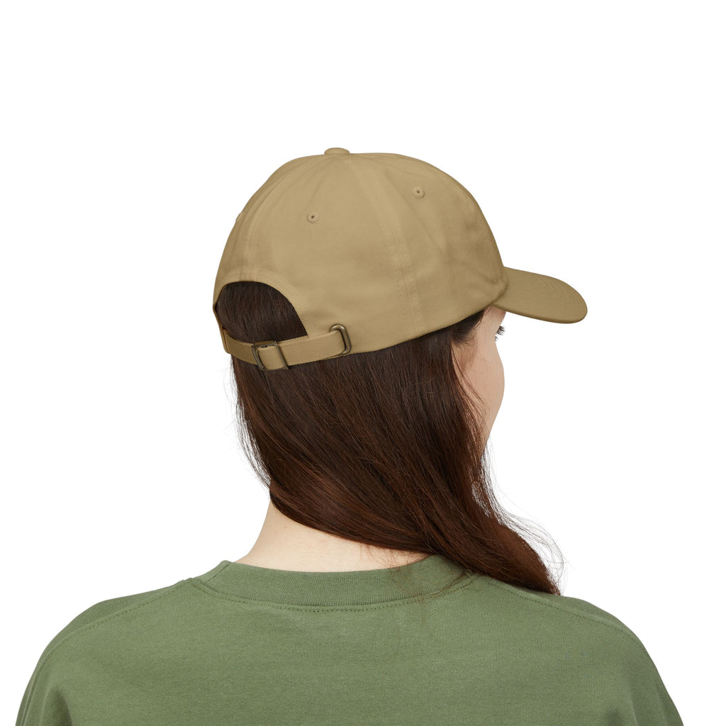 PRB Dad Cap — Vintage Crest Embroidered Baseball Hat by Power Runs Black