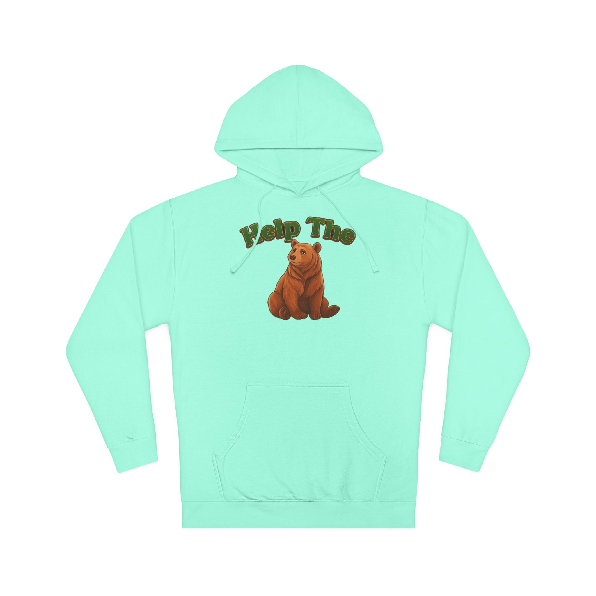 PRB "Don't Help Me Help The Bear" Graphic Hoodie by Power Runs Black