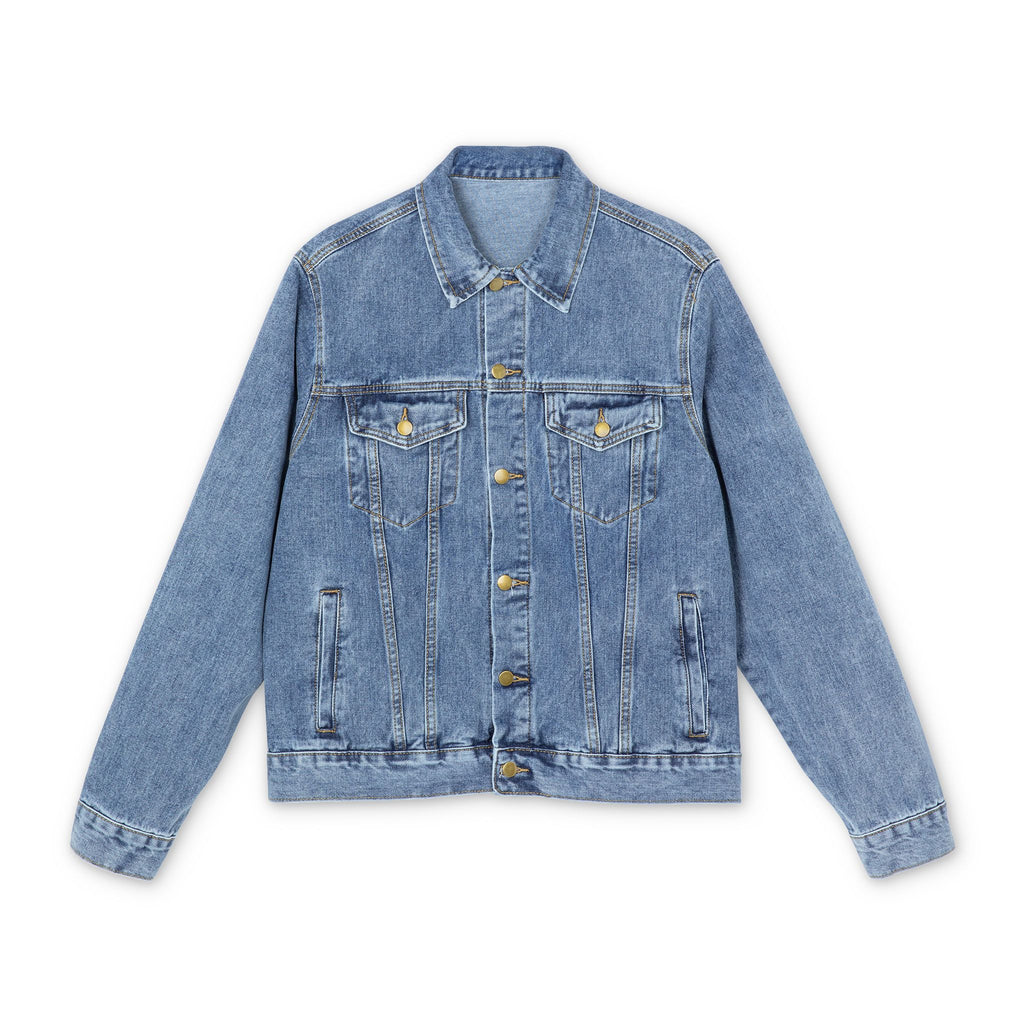 PRB Cosmic All-Seeing Eye Denim Men's Jacket | Space, Stars, Moon by Printify