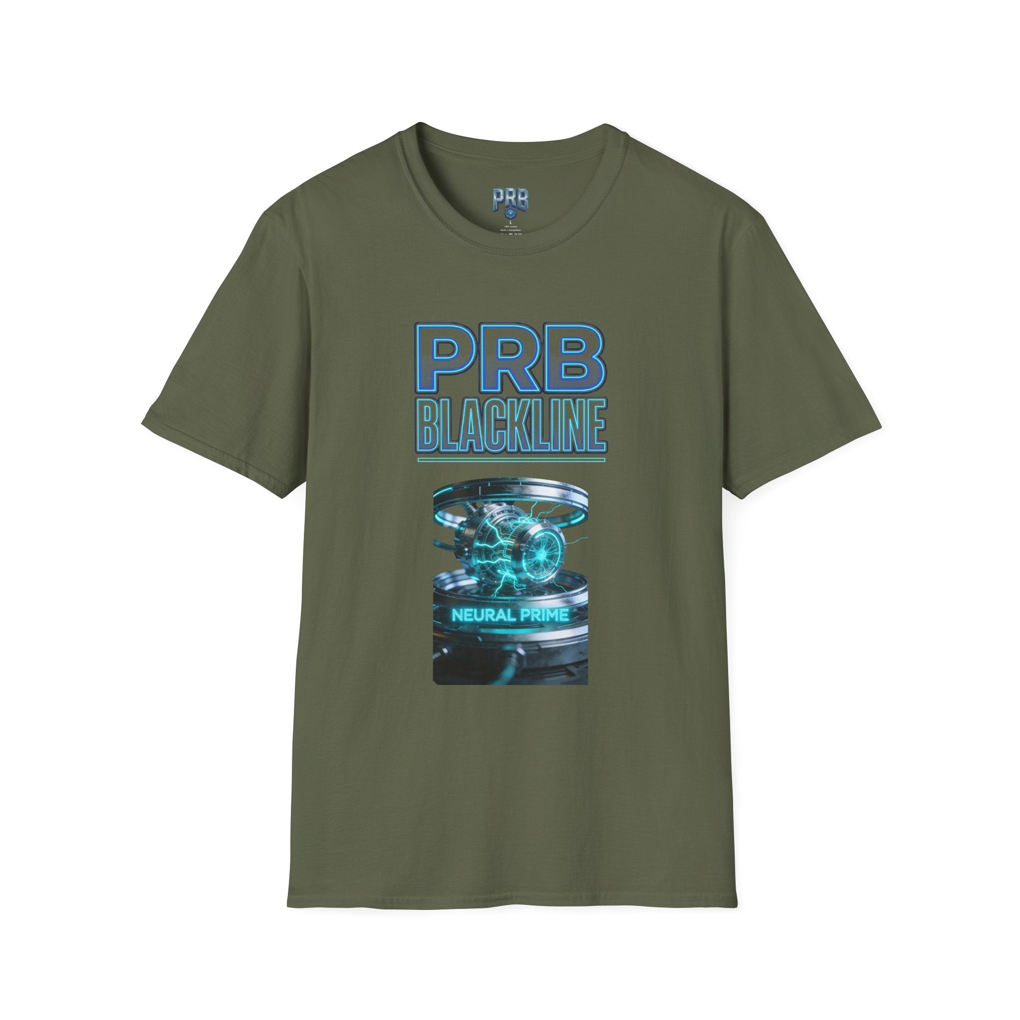 PRB Blackline Neural Prime Graphic T-Shirt by Power Runs Black