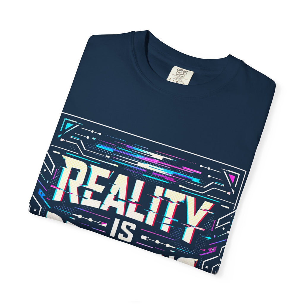 Power Runs Black PRB Glitchy Pastel "Reality Is Desyncing" T-Shirt by Power Runs Black