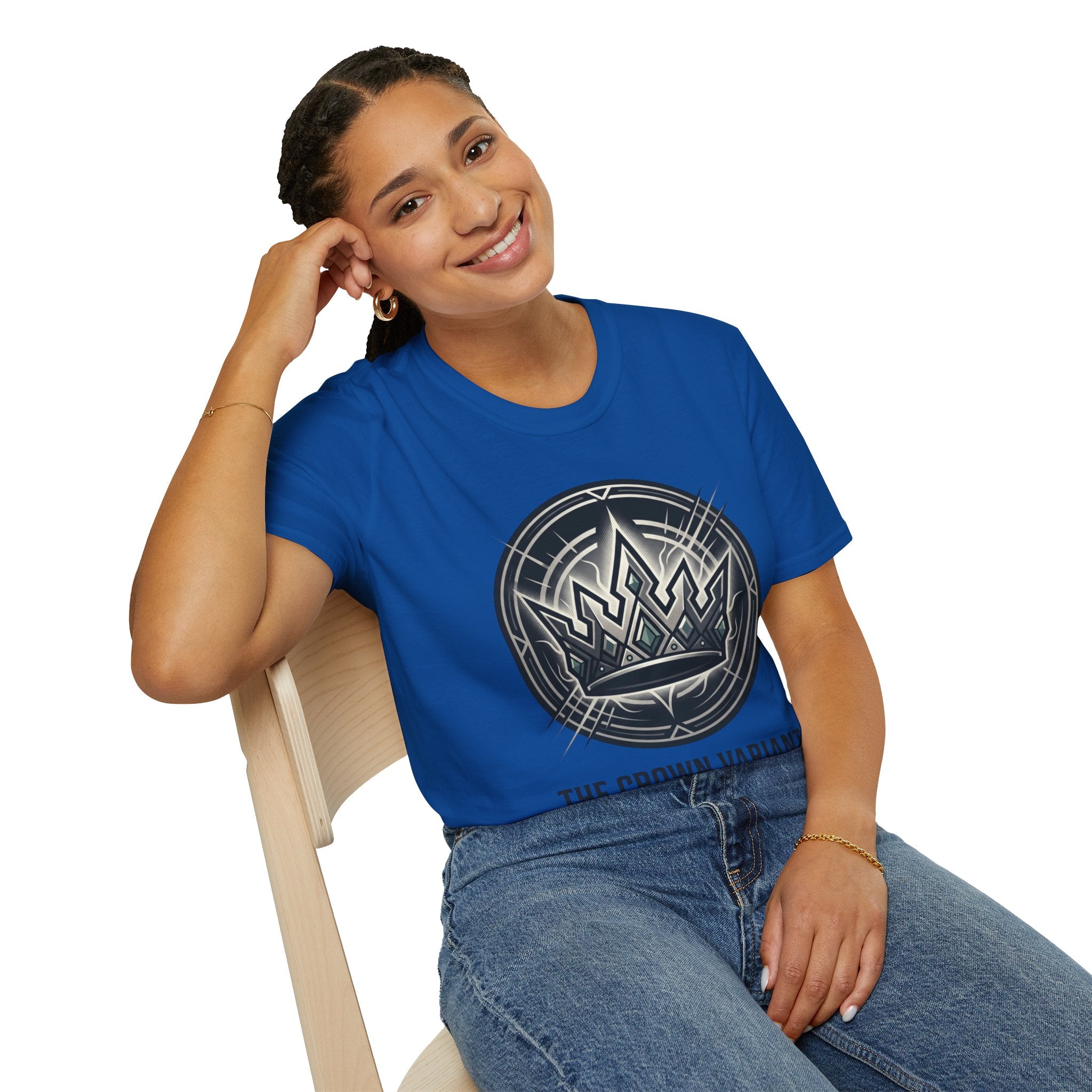 Power Runs Black PRB Crown Variant Graphic T-Shirt — The Crown Variant Emblem by Power Runs Black