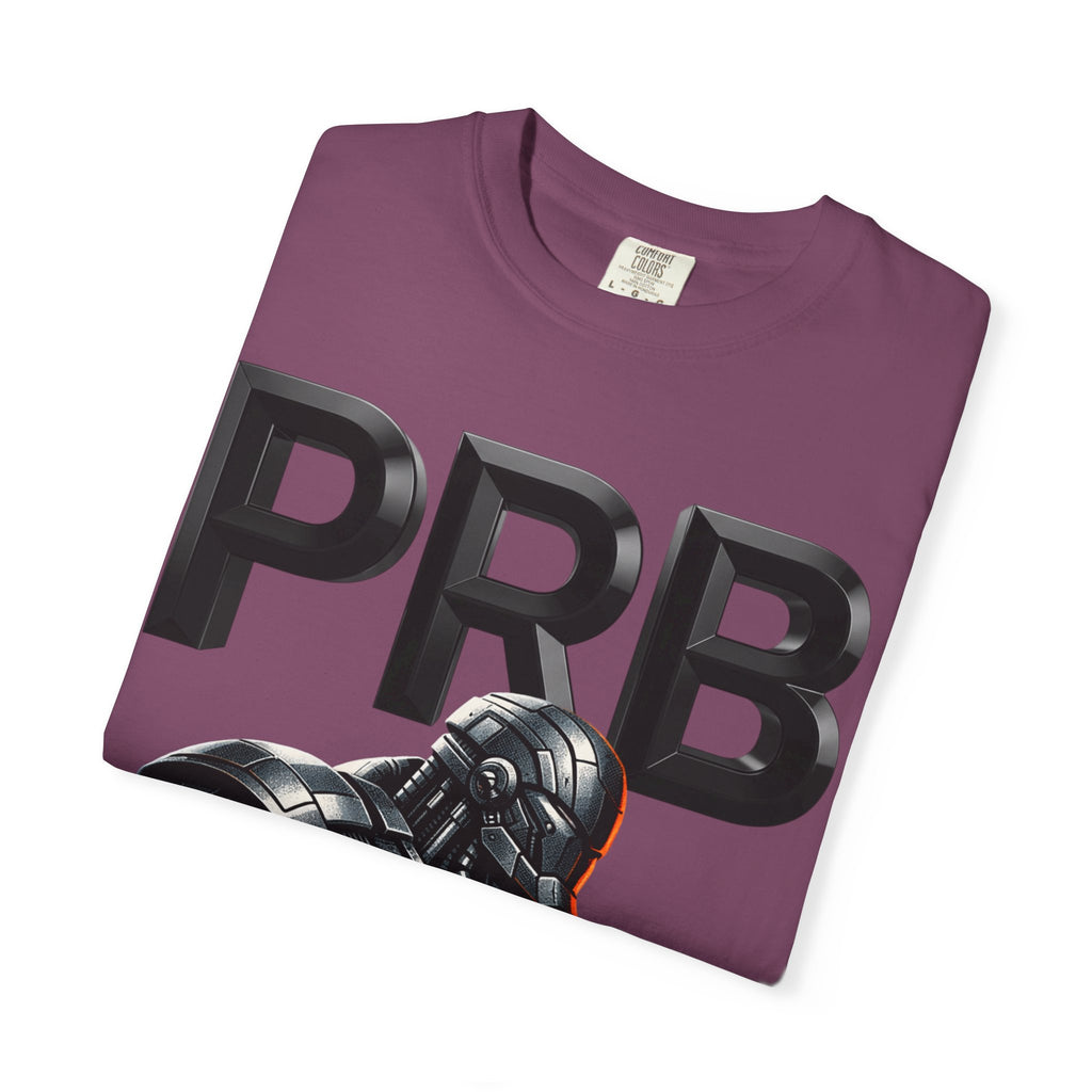 Built of Power PRB T-Shirt — Robotic Armor Graphic Tee by Printify