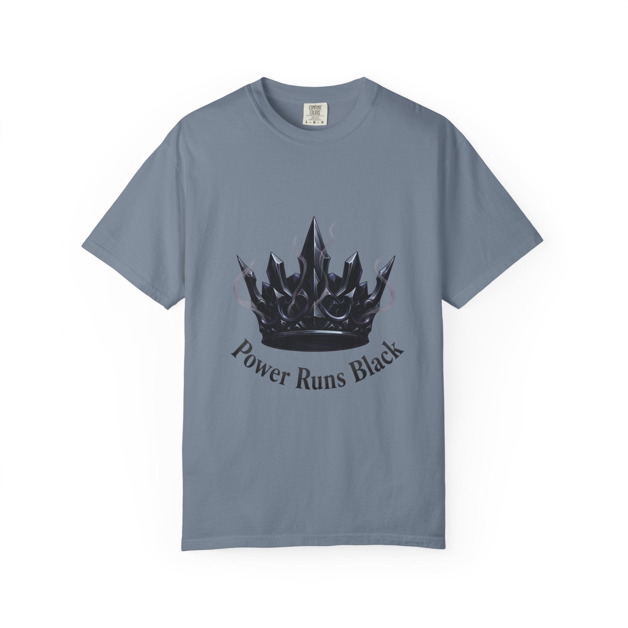 PRB Power Runs Black Crown Graphic T-Shirt by Power Runs Black