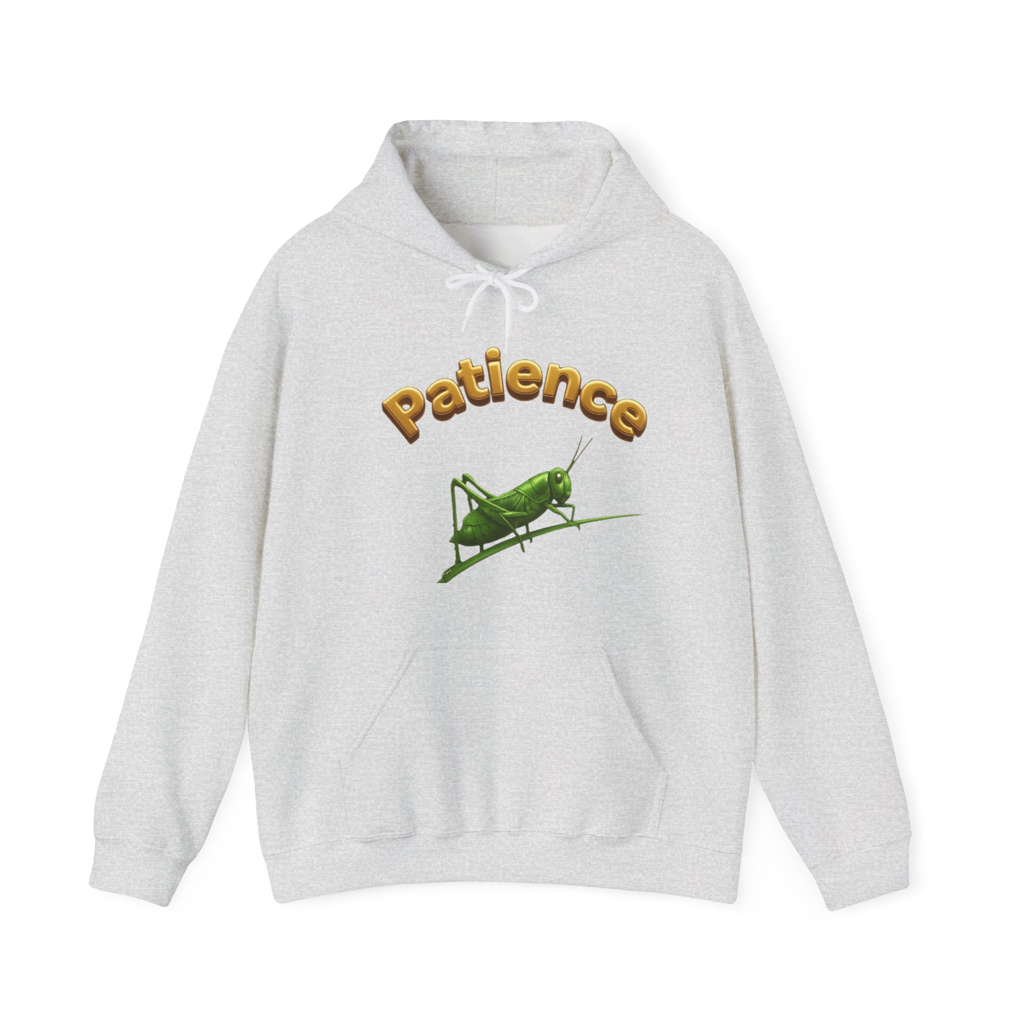 Power Runs Black PRB Patience Grasshopper Hoodie | Grasshopper Illustration, Word Art by Power Runs Black