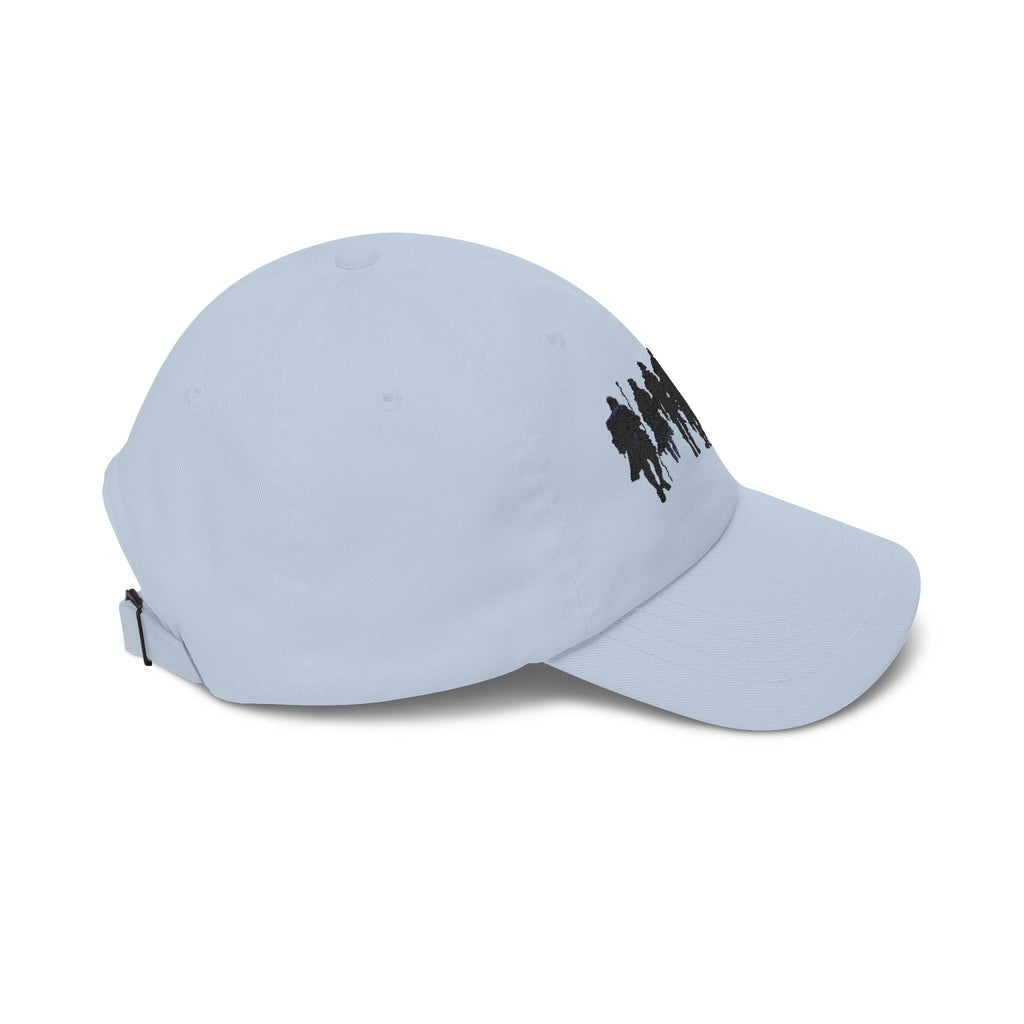 PRB The Starbound Seven Dad Cap — Silhouette Crew Walking Hat by Power Runs Black