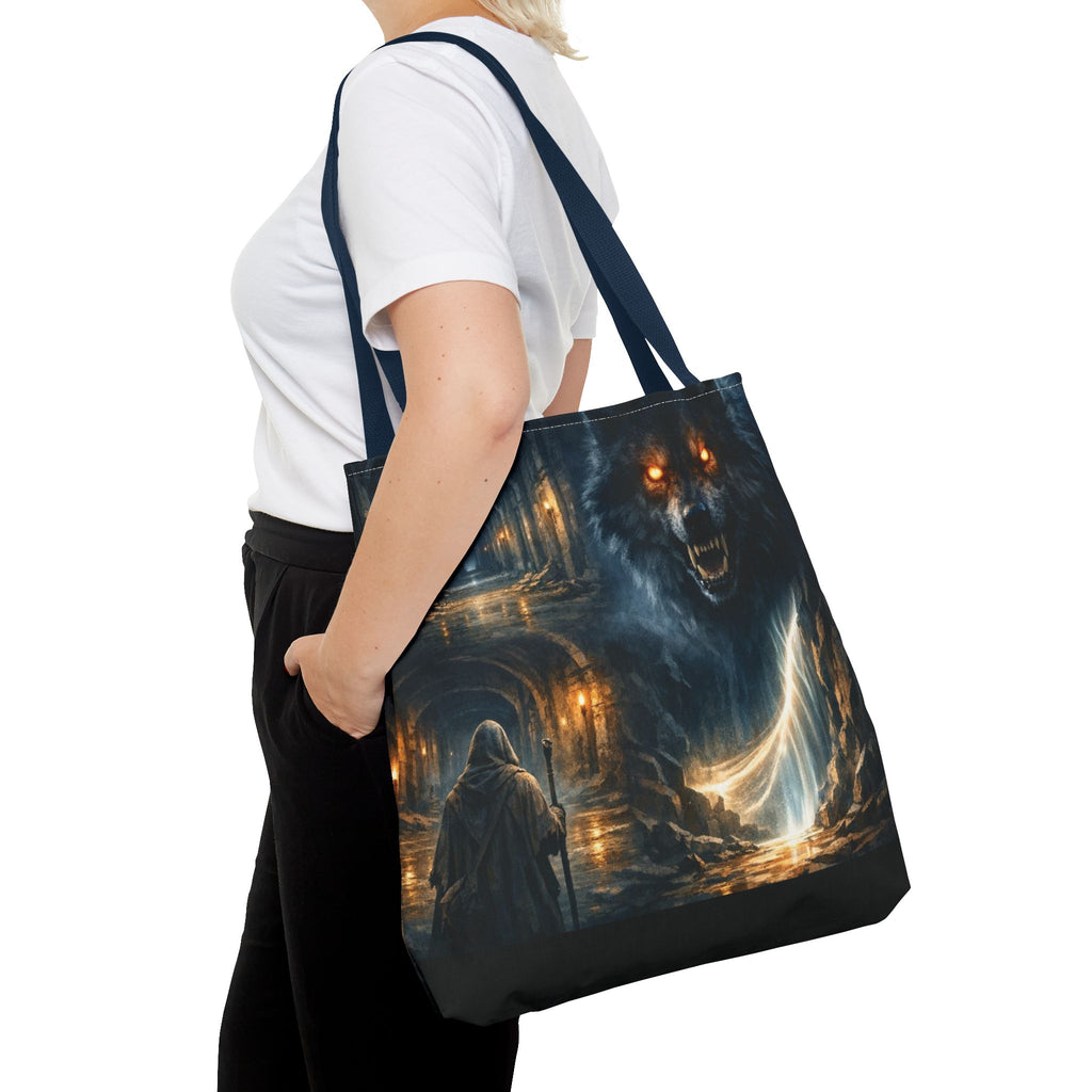 PRB The Echo Hounds Illustration Tote Bag | Gothic Horror Artwork by Power Runs Black