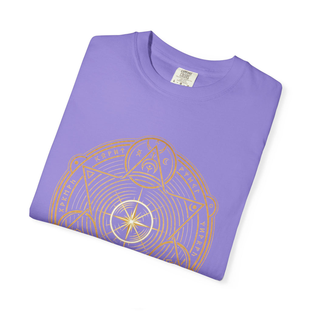 Power Runs Black PRB — Veyra Kain Geometric Sigil Tee with “Too Much Becomes Ruin” Graphic T-Shirt by Power Runs Black