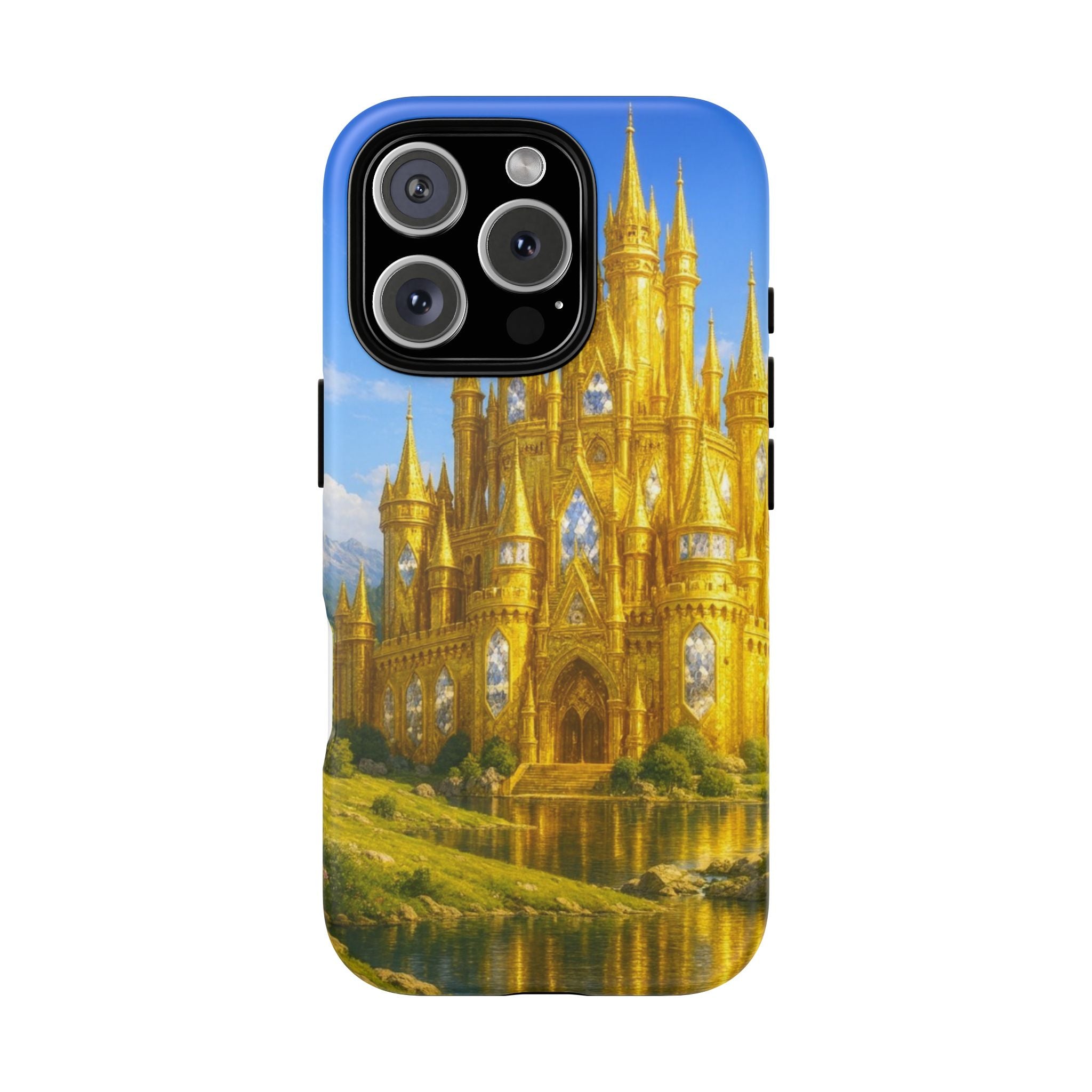 PRB Golden Castle iPhone Case | Fantasy Palace Phone Case by Power Runs Black