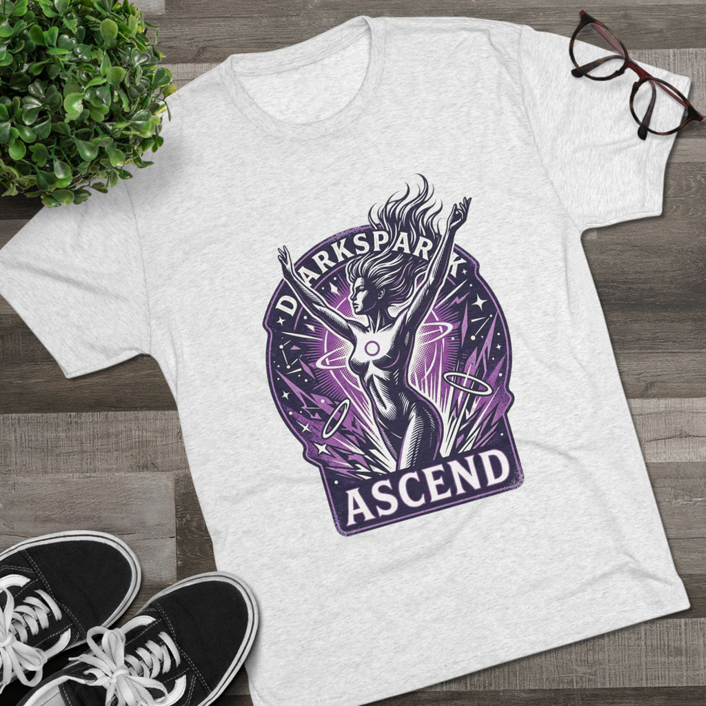 Power Runs Black PRB Ascend Space Goddess Tee — "Parkspark Ascend" Retro Sci‑Fi Graphic T-Shirt by Power Runs Black