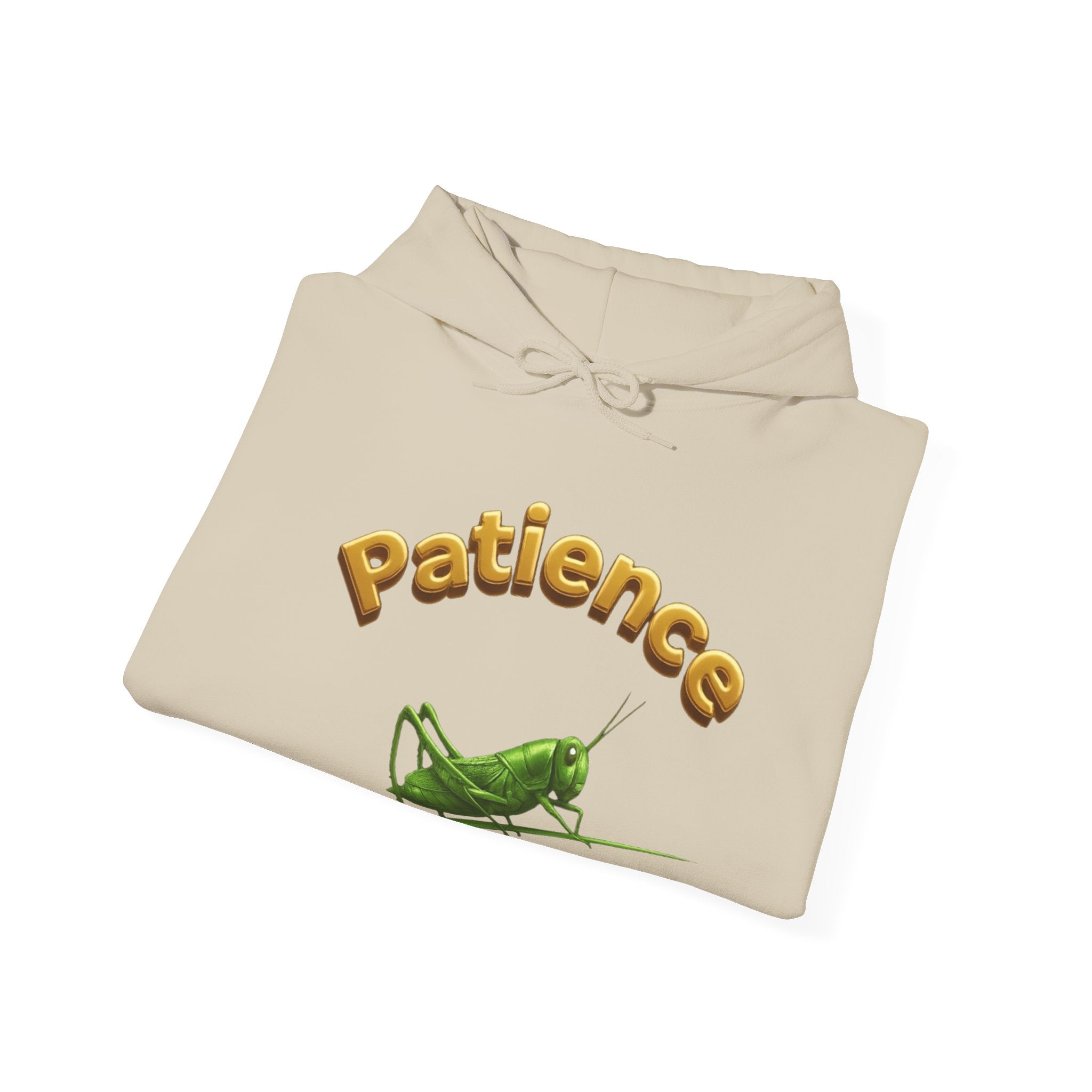Power Runs Black PRB Patience Grasshopper Hoodie | Grasshopper Illustration, Word Art by Power Runs Black