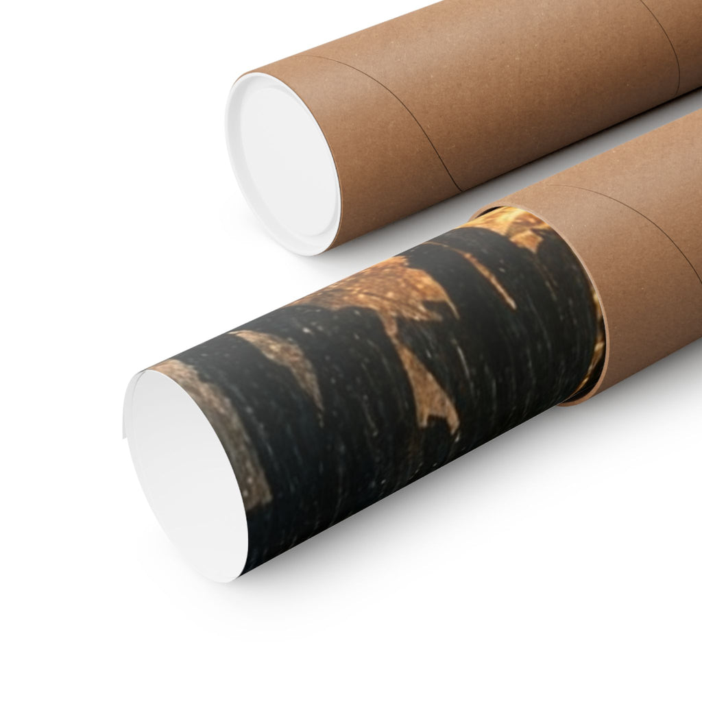 Power Runs Black PRB The Starbound Seven Matte Vertical Posters by Printify