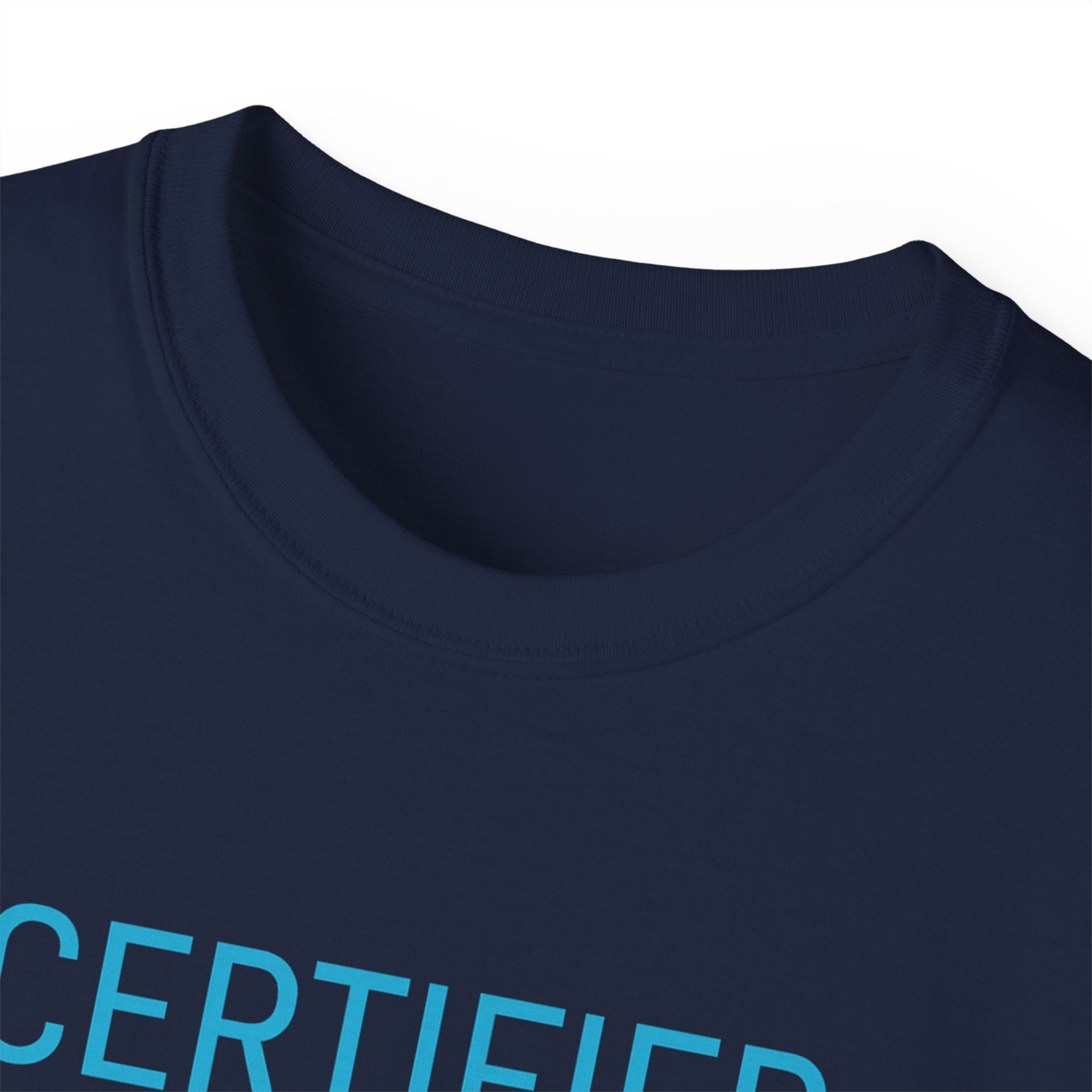 PRB Certified Classic portrait tee | Retro portrait holding light by Power Runs Black