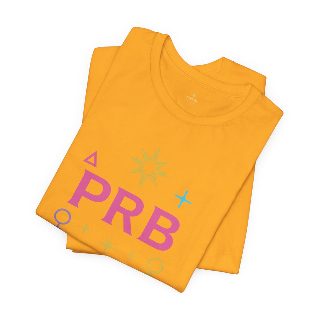 Pretty Rich Bitch The Collection by PRB Floral Lotus T‑Shirt — Colorful Spiritual Symbol Tee by Power Runs Black