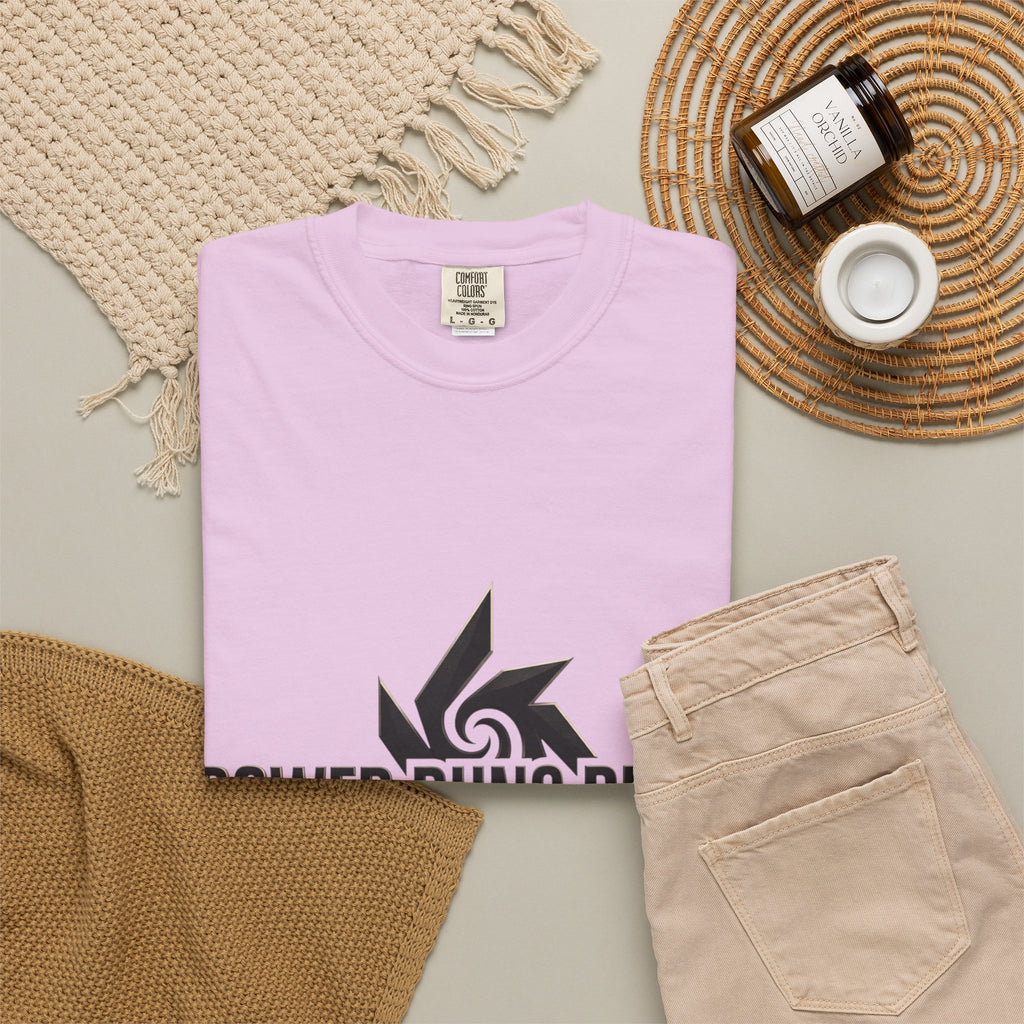 Power Runs Black PRB "Wear The Code" Mystic Shield T-Shirt — Geometric Sigil Graphic Tee by Printify