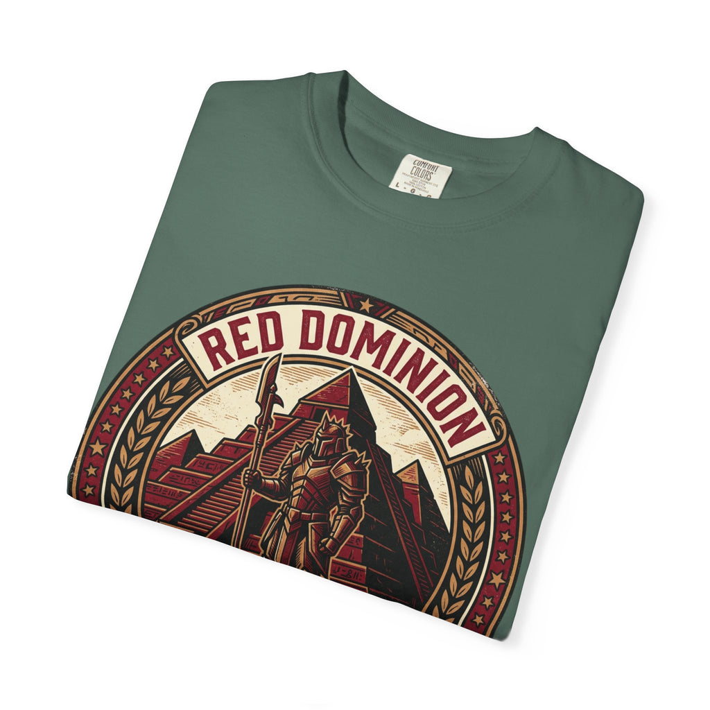 Power Runs Black PRB Red Dominion 'Right Side' Graphic T-Shirt by Printify