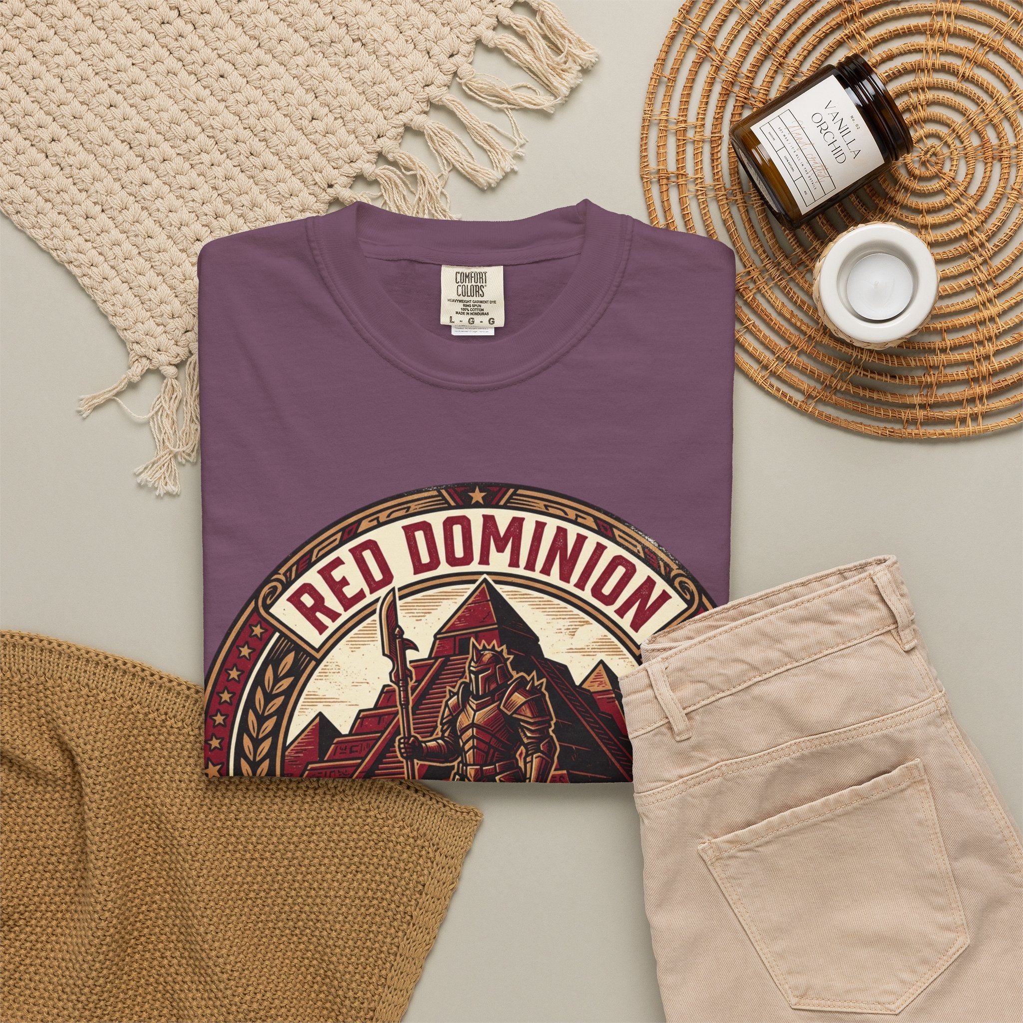 Power Runs Black PRB Red Dominion 'Right Side' Graphic T-Shirt by Power Runs Black