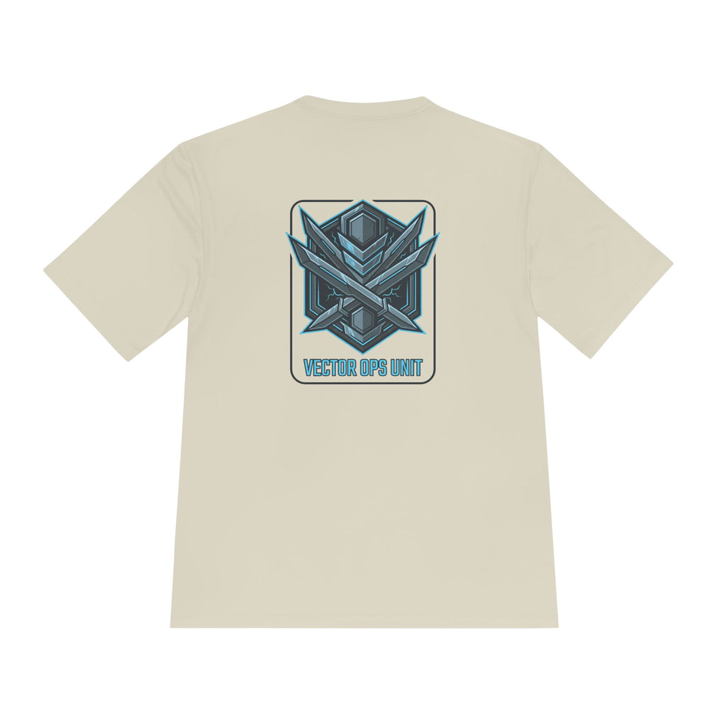 Power Runs Black PRB Blackline Vector Ops Unit Graphics Tee by Power Runs Black