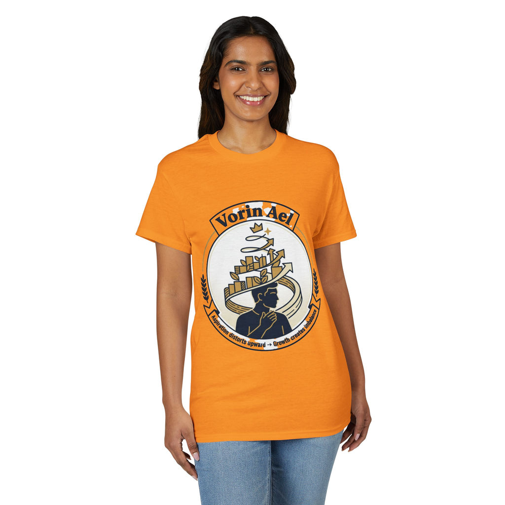Power Runs Black PRB Vorin Ael Crest T-Shirt — Fantasy Guild Emblem Tee by Printify