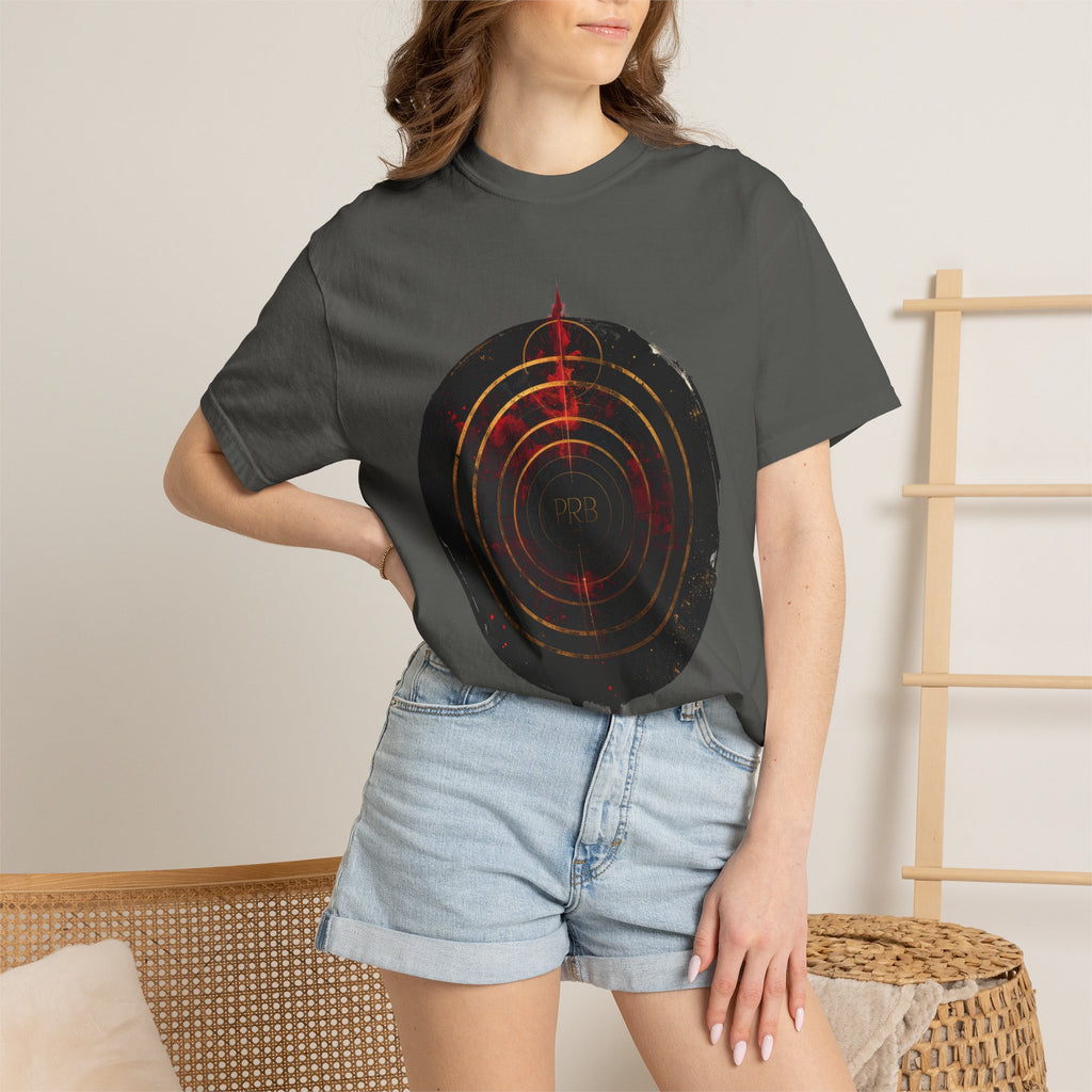 PRB Target Bullseye T-Shirt — Retro Circular Target Graphic Tee by Printify