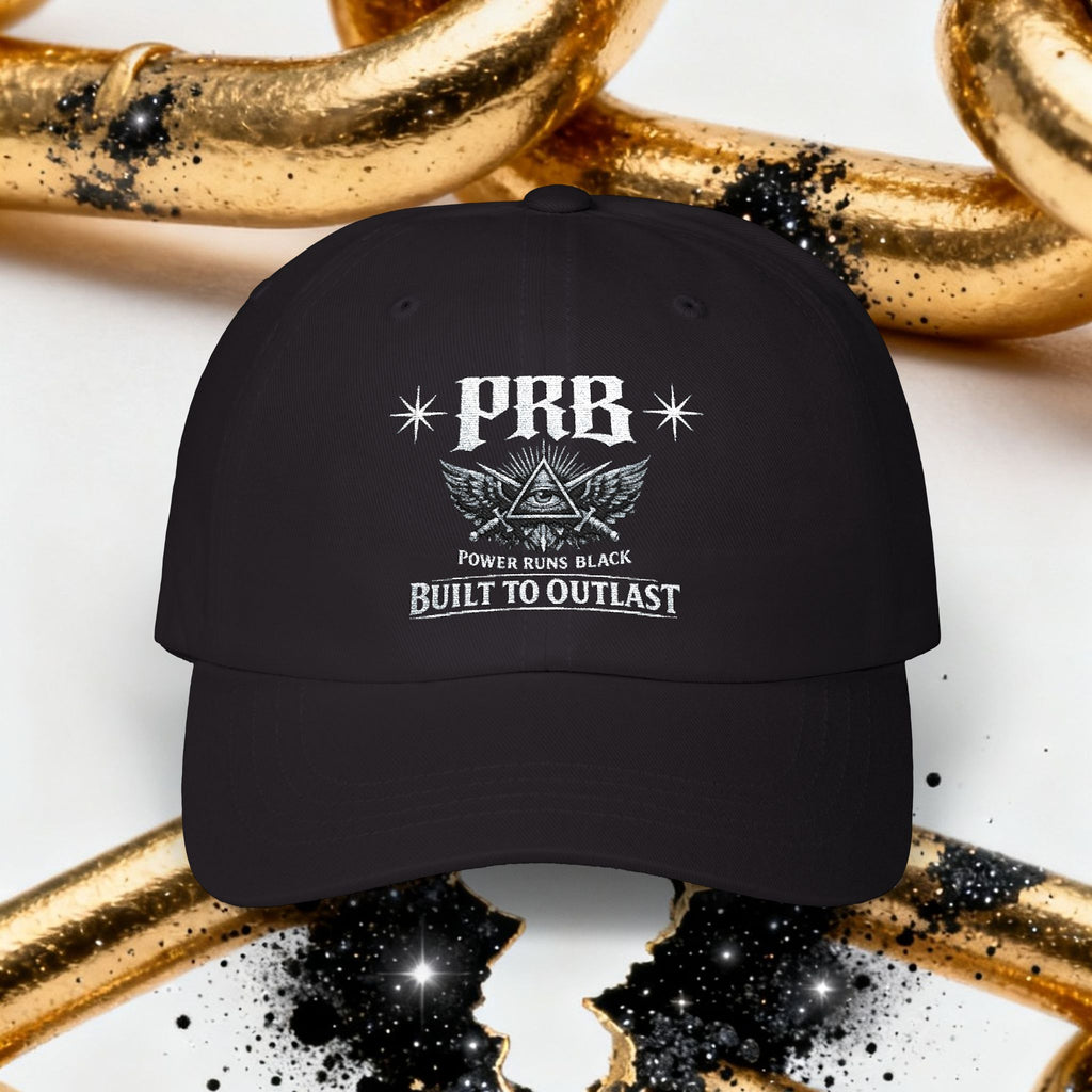 PRB Dad Cap — Vintage Crest Embroidered Baseball Hat by Printify